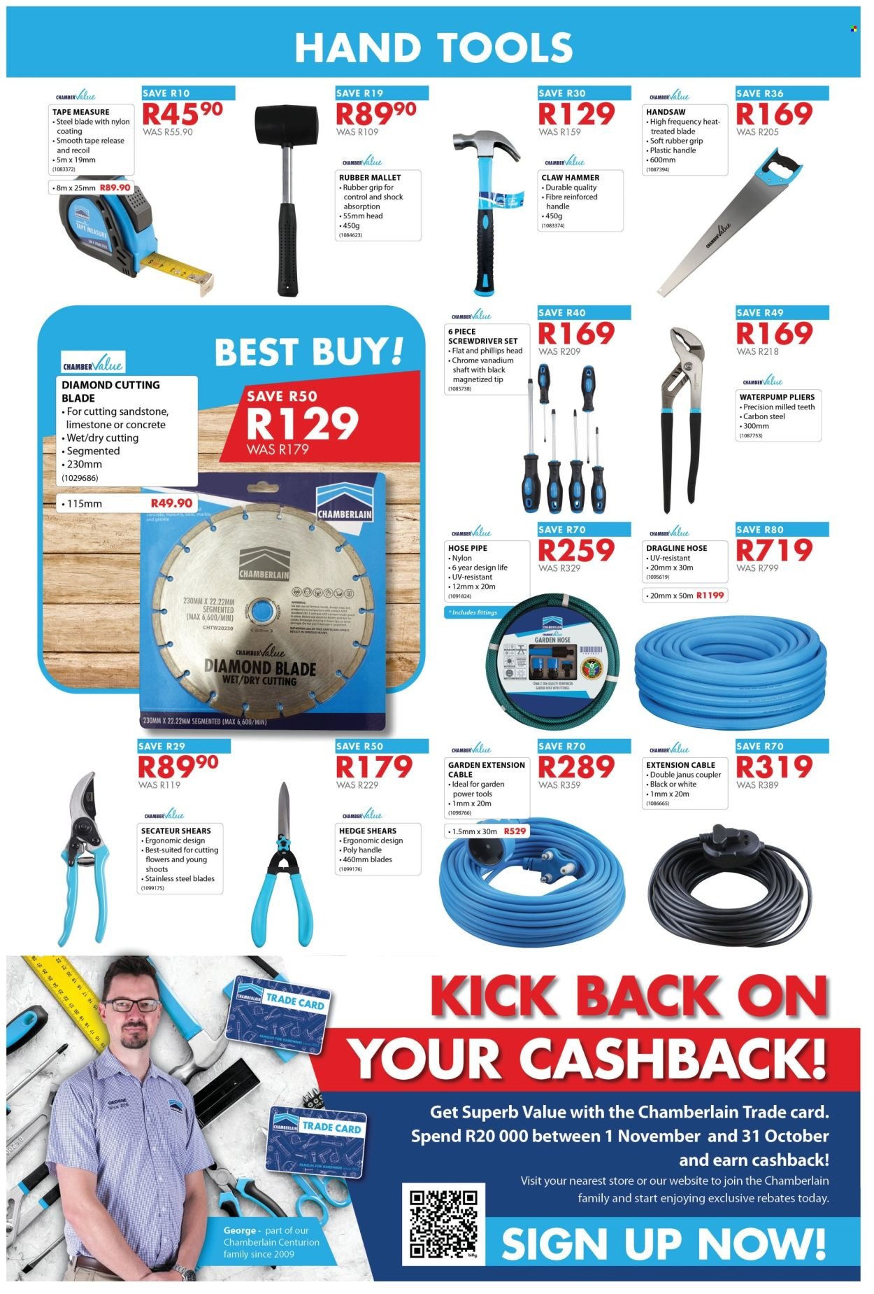 CHAMBERLAIN specials - From Monday 20 Jul 2026