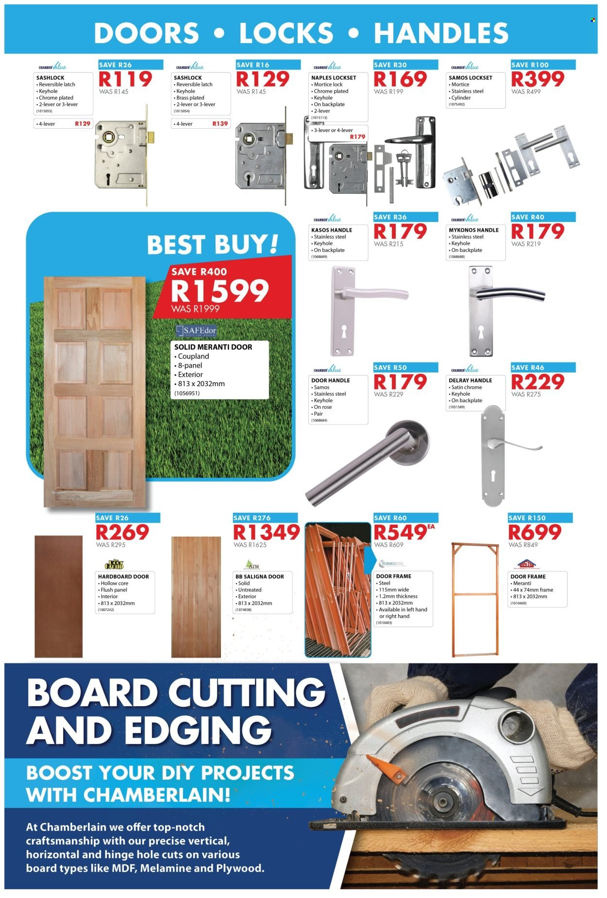 CHAMBERLAIN specials - From Monday 20 Jul 2026