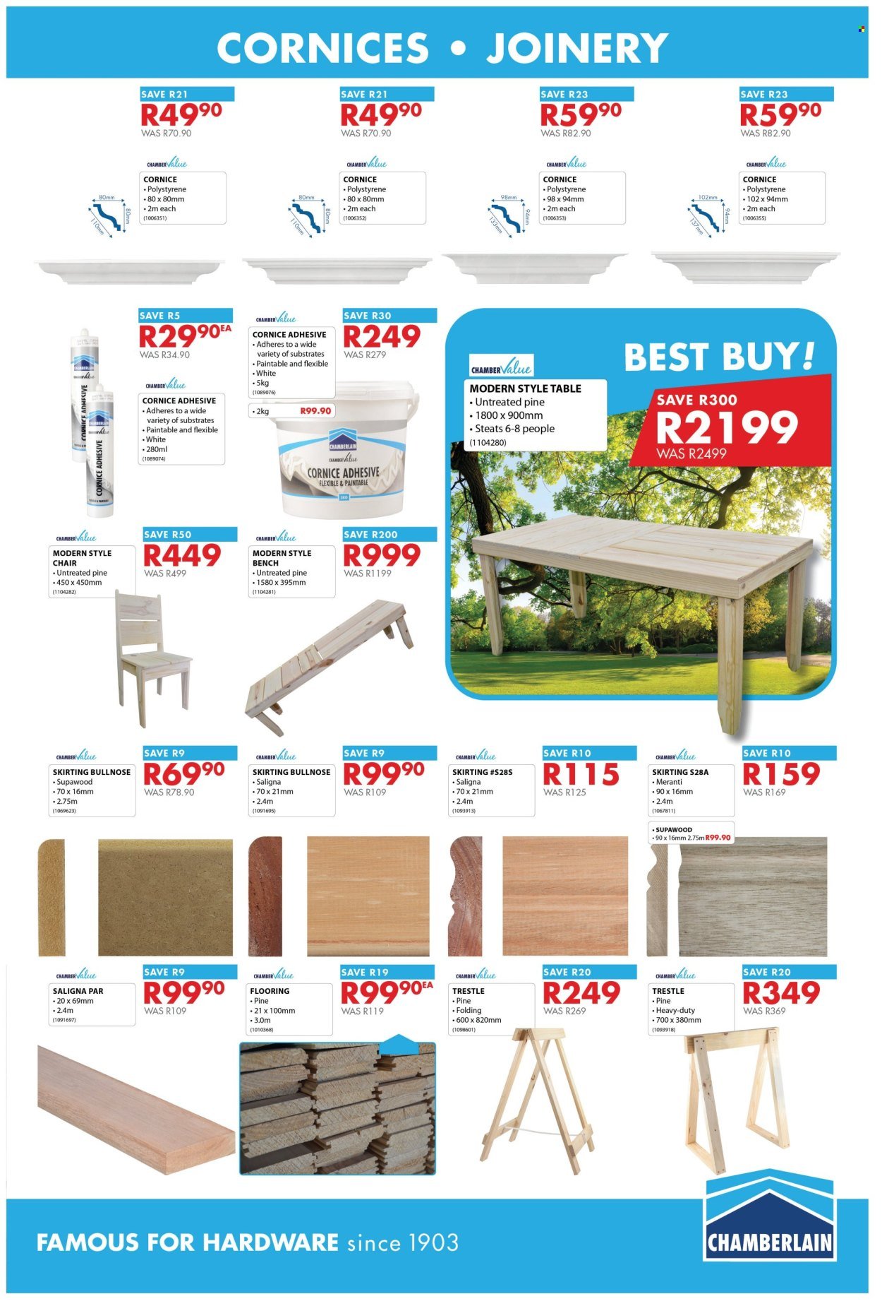 CHAMBERLAIN specials - From Monday 20 Jul 2026