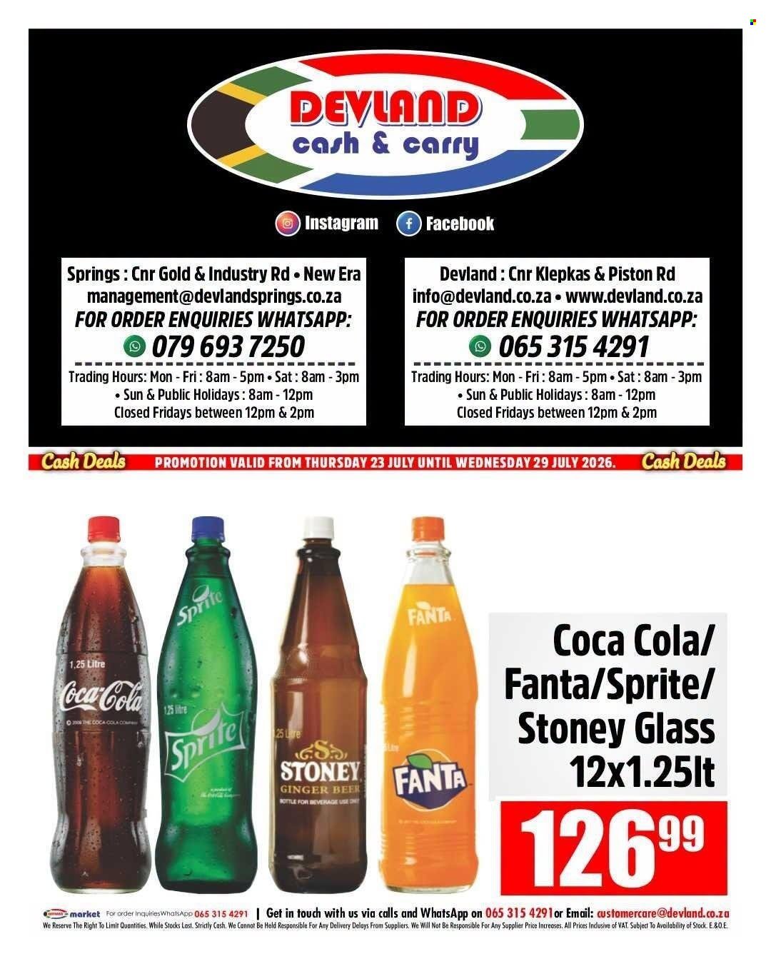DEVLAND specials - From Thursday 23 Jul 2026