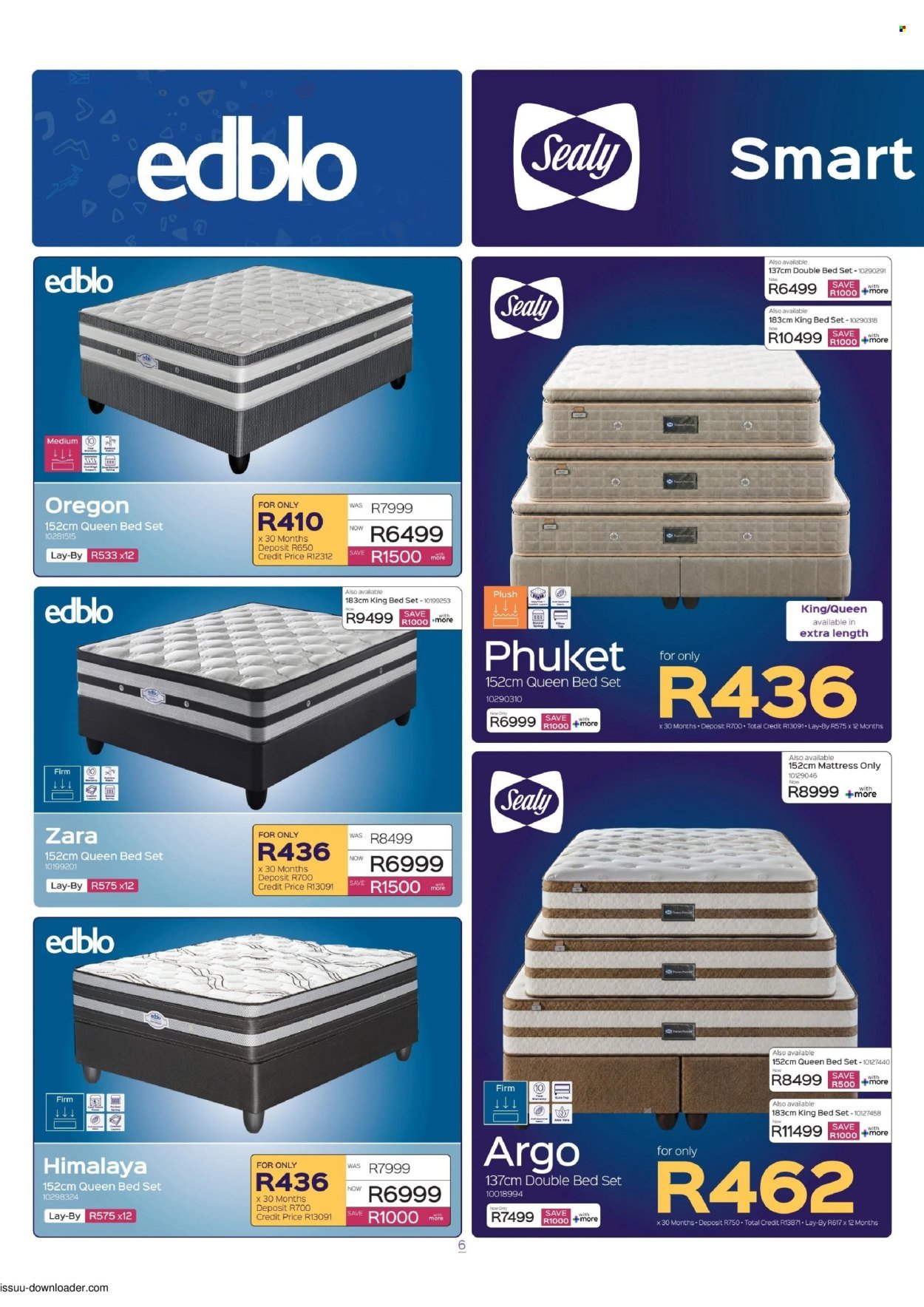 SLEEPMASTERS specials - From Thursday 15 Oct 2026