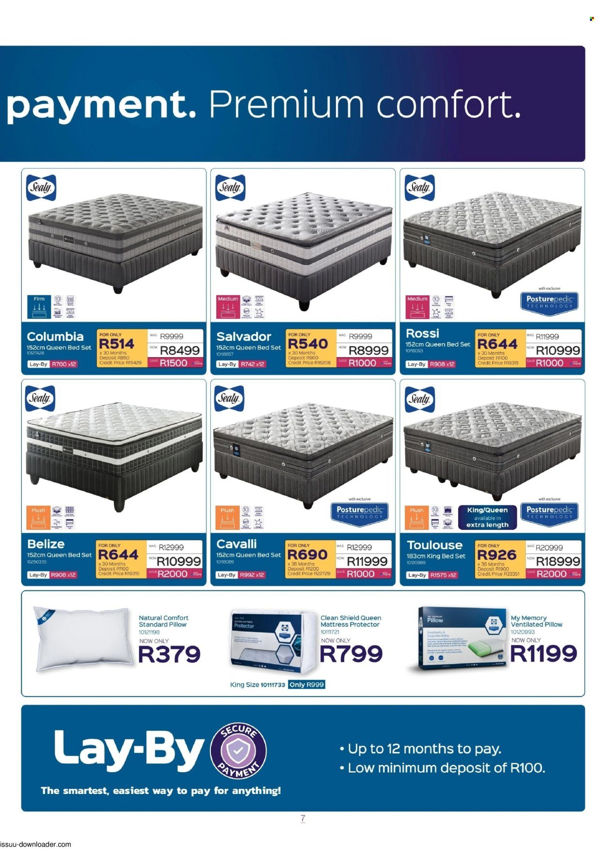 SLEEPMASTERS specials - From Thursday 15 Oct 2026