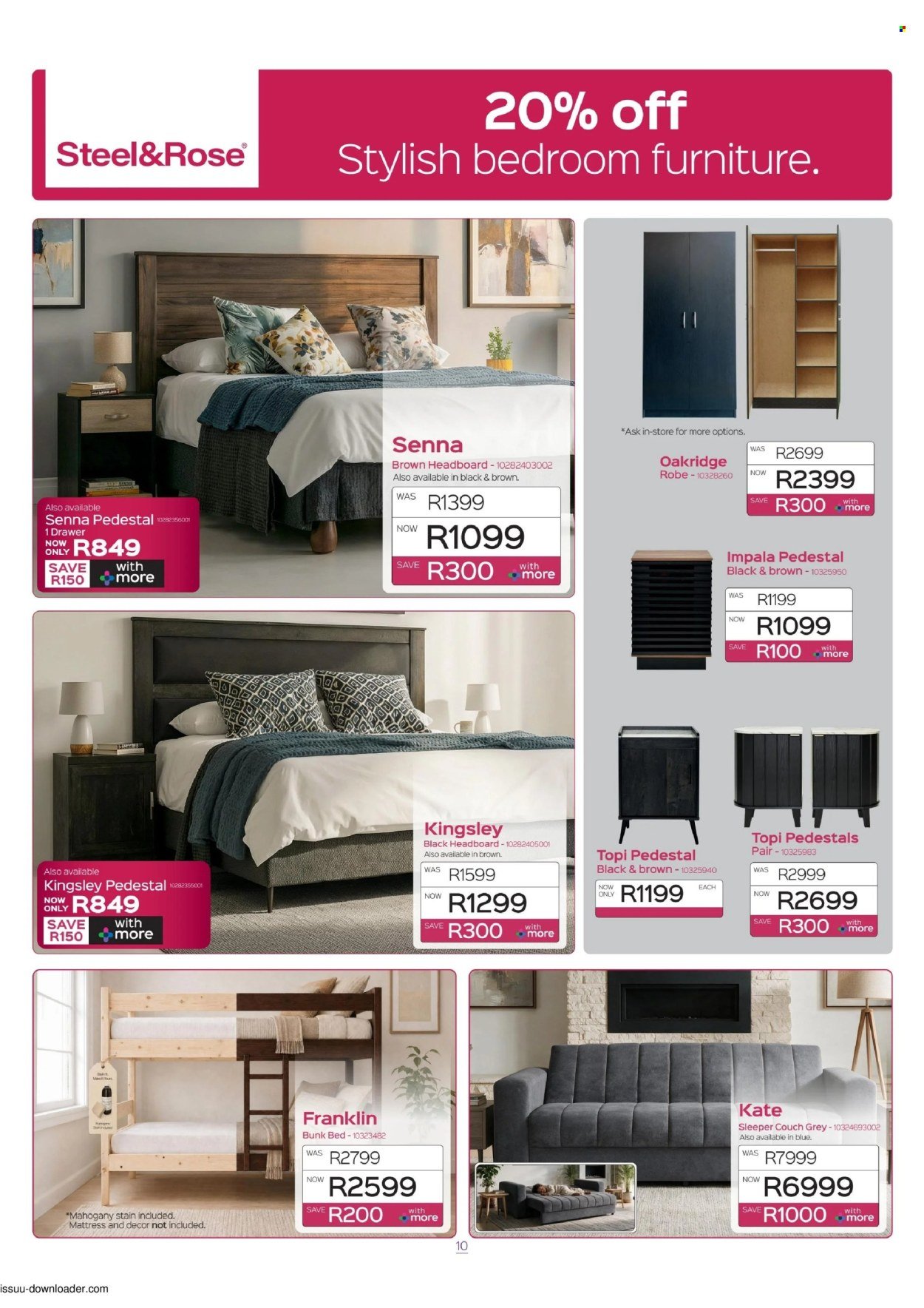 SLEEPMASTERS specials - From Thursday 15 Oct 2026