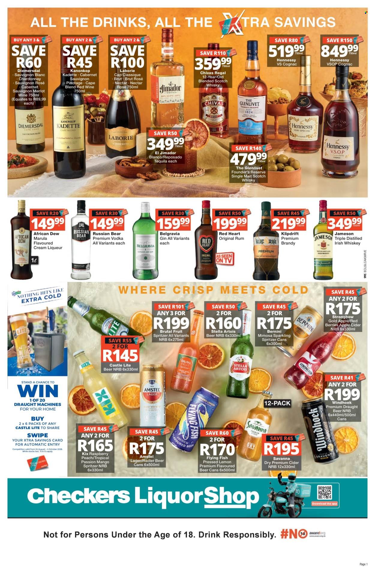 CHECKERS specials - LiquorShop August Month-End Promotion