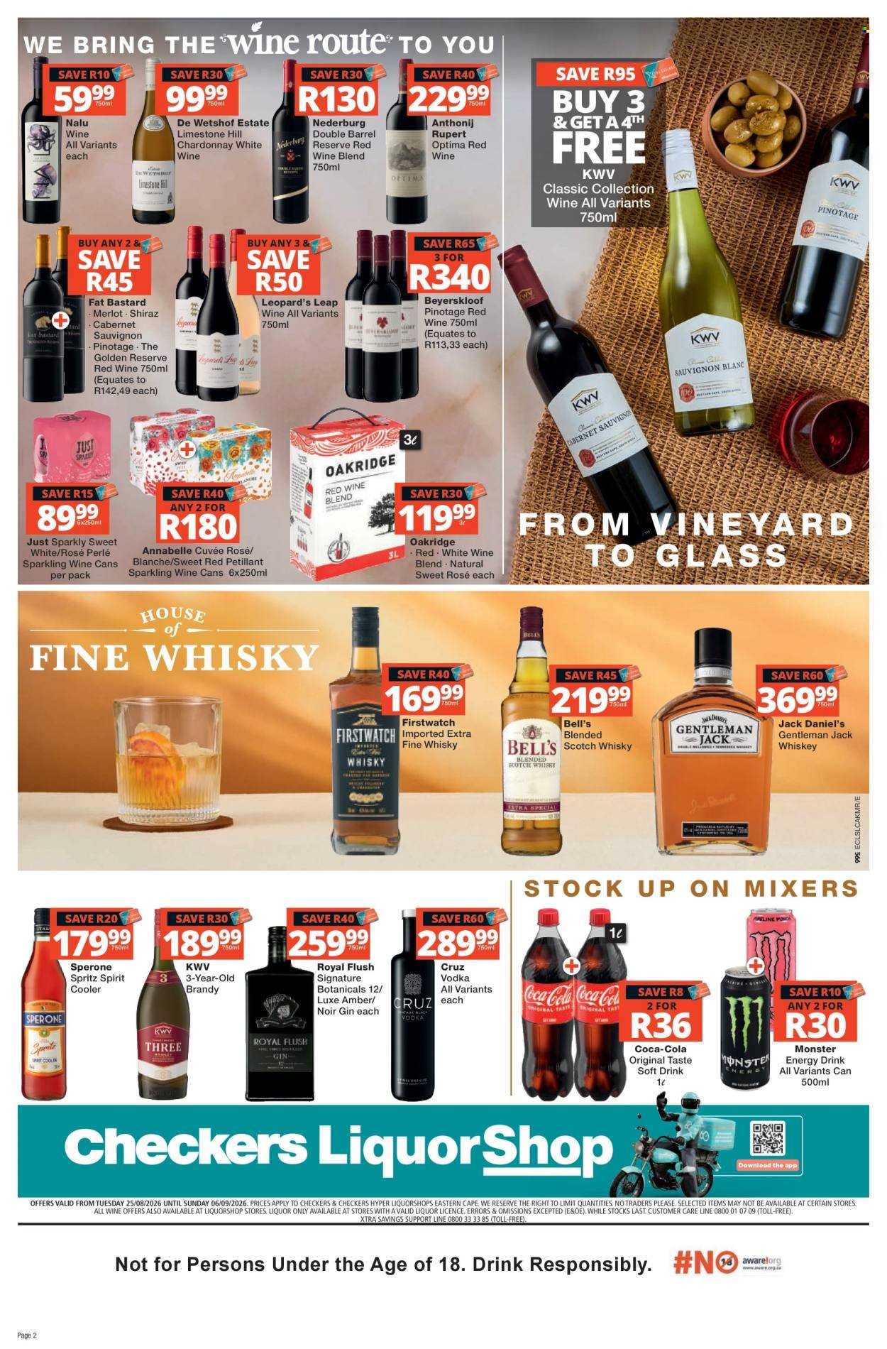 CHECKERS specials - LiquorShop August Month-End Promotion