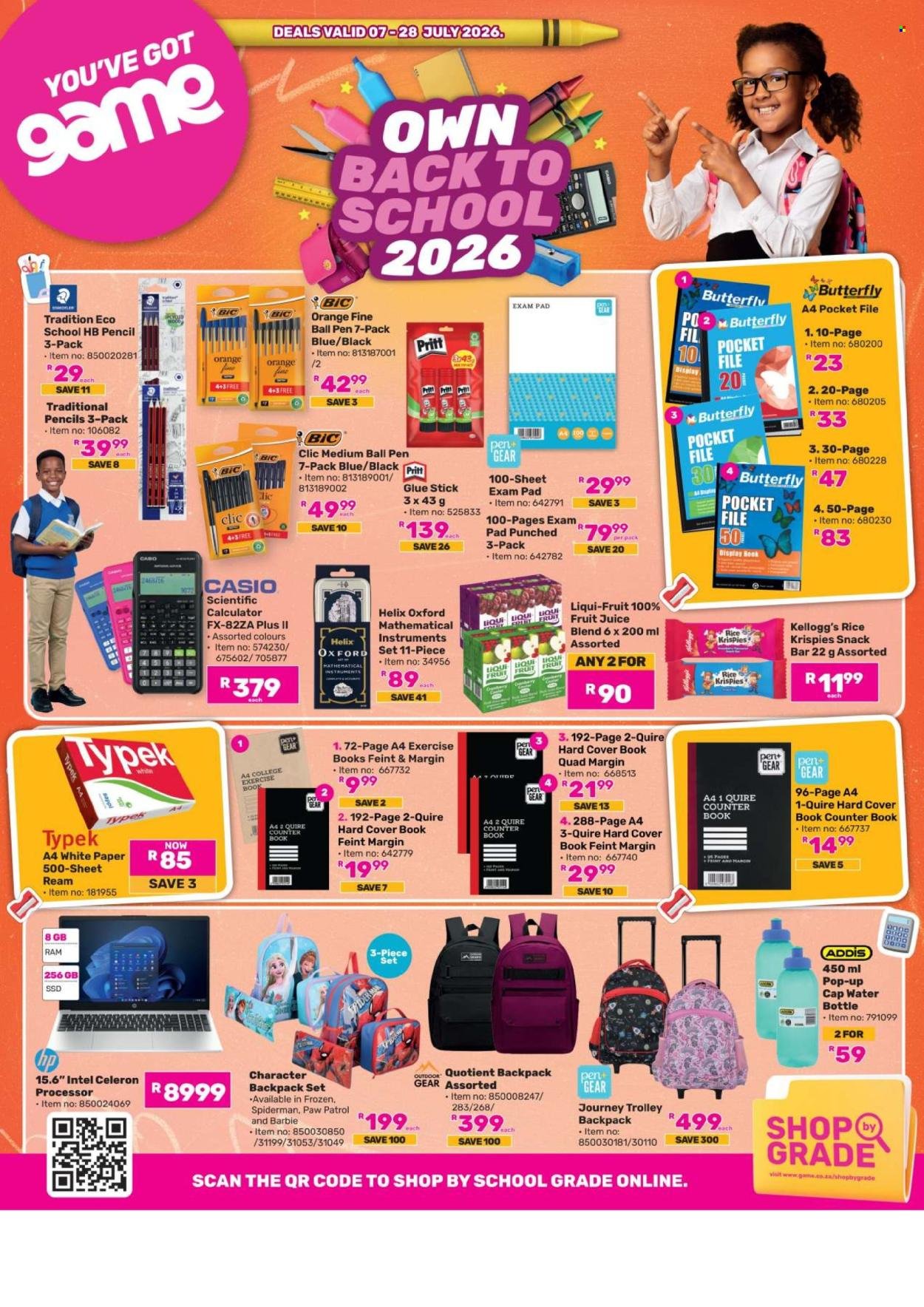 GAME specials - Own Back To School 2026