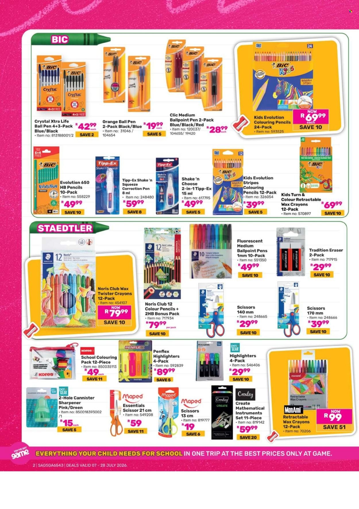 GAME specials - Own Back To School 2026