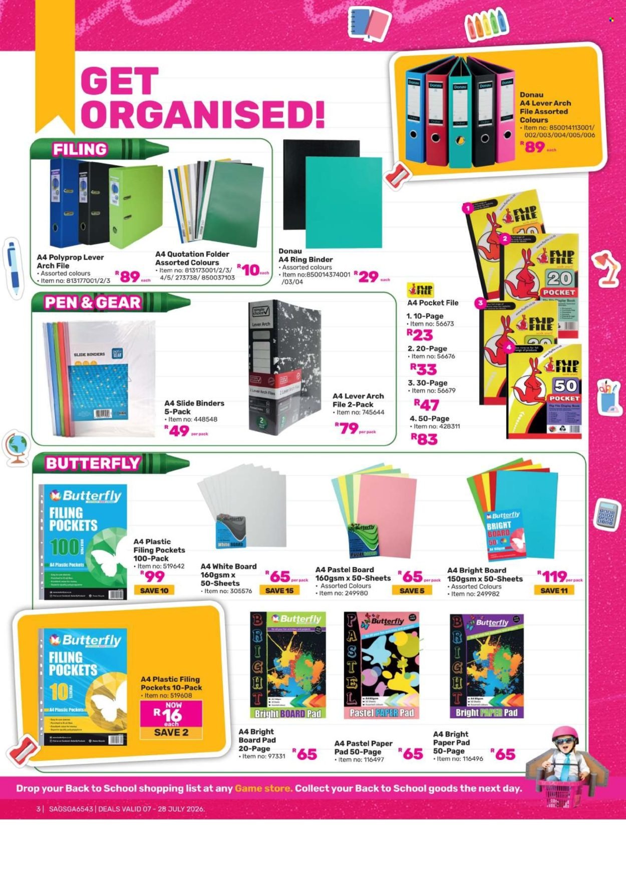 GAME specials - Own Back To School 2026