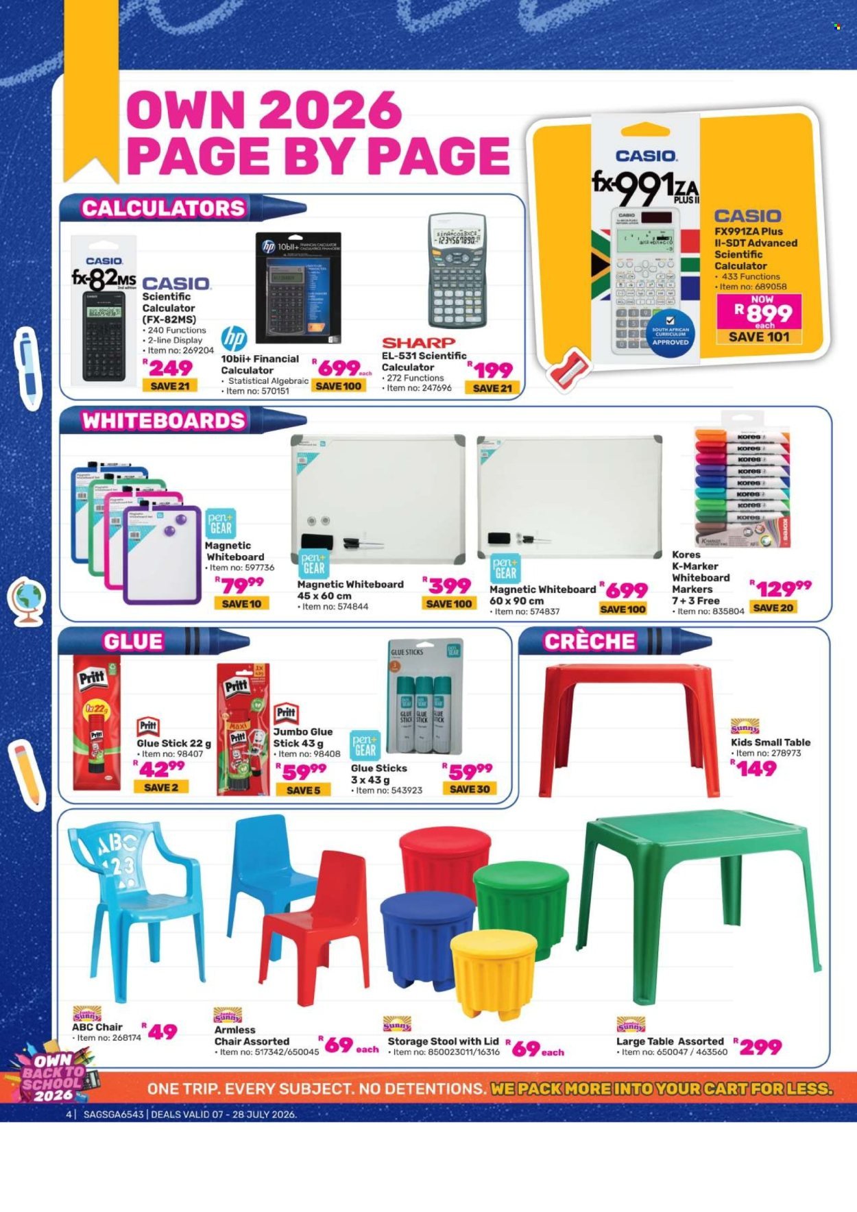 GAME specials - Own Back To School 2026
