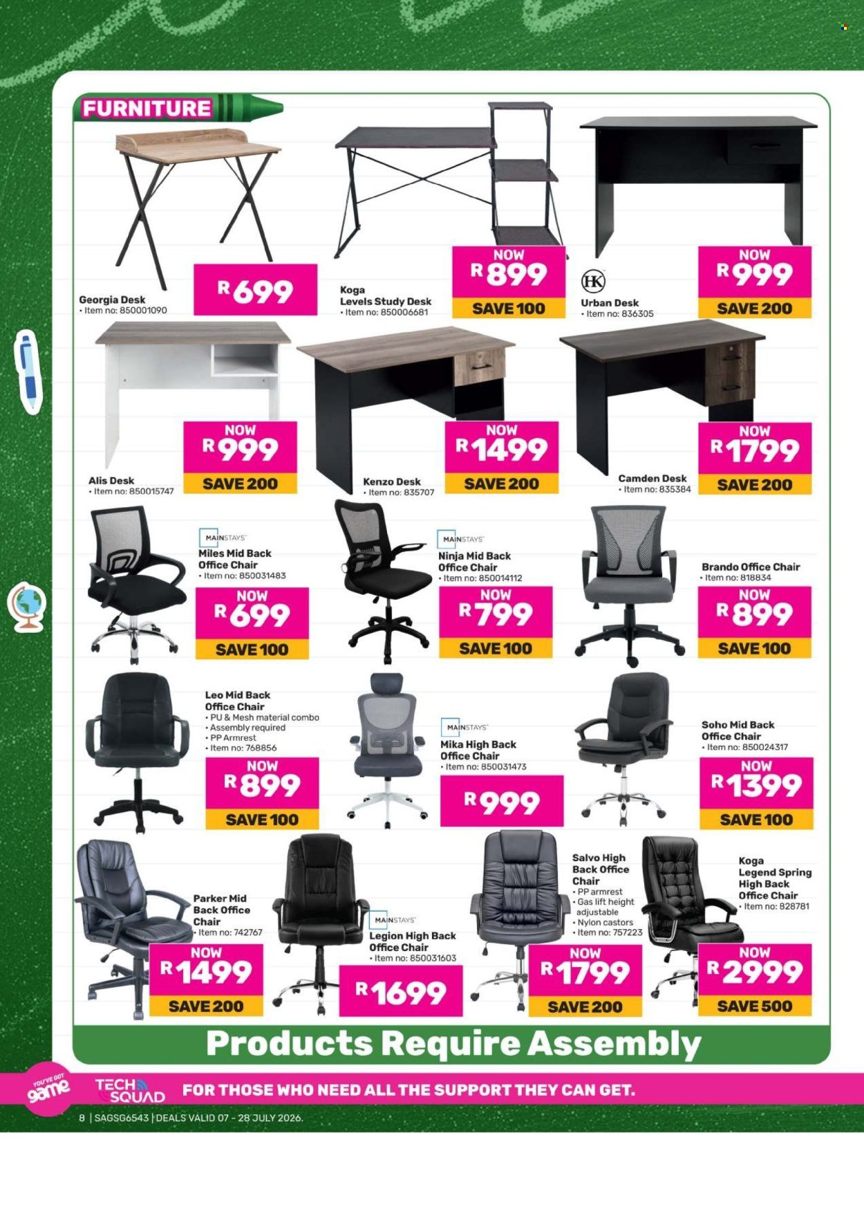 GAME specials - Own Back To School 2026