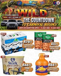 TAKE N PAY specials - From Monday 13 Jul 2026
