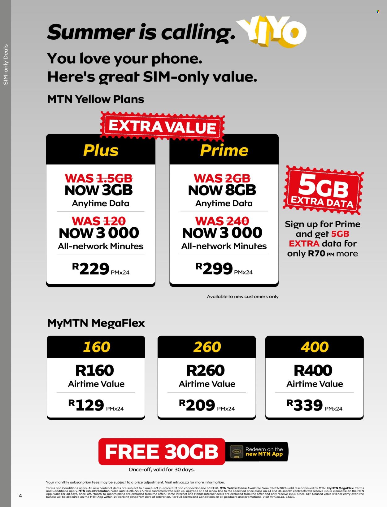 MTN specials - From Wednesday 7 Oct 2026