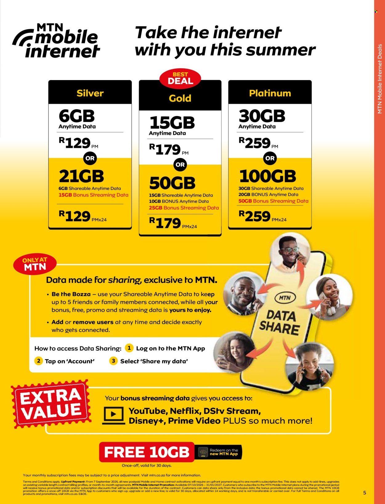MTN specials - From Wednesday 7 Oct 2026
