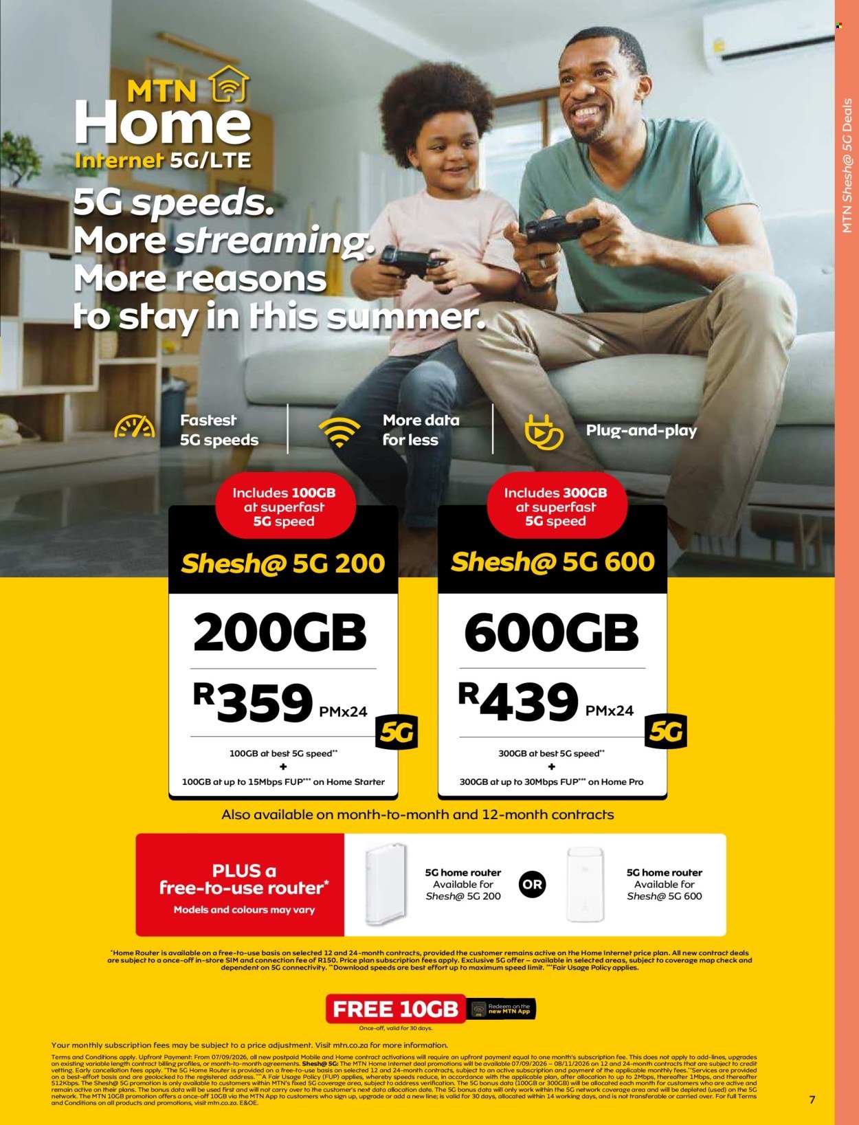MTN specials - From Wednesday 7 Oct 2026