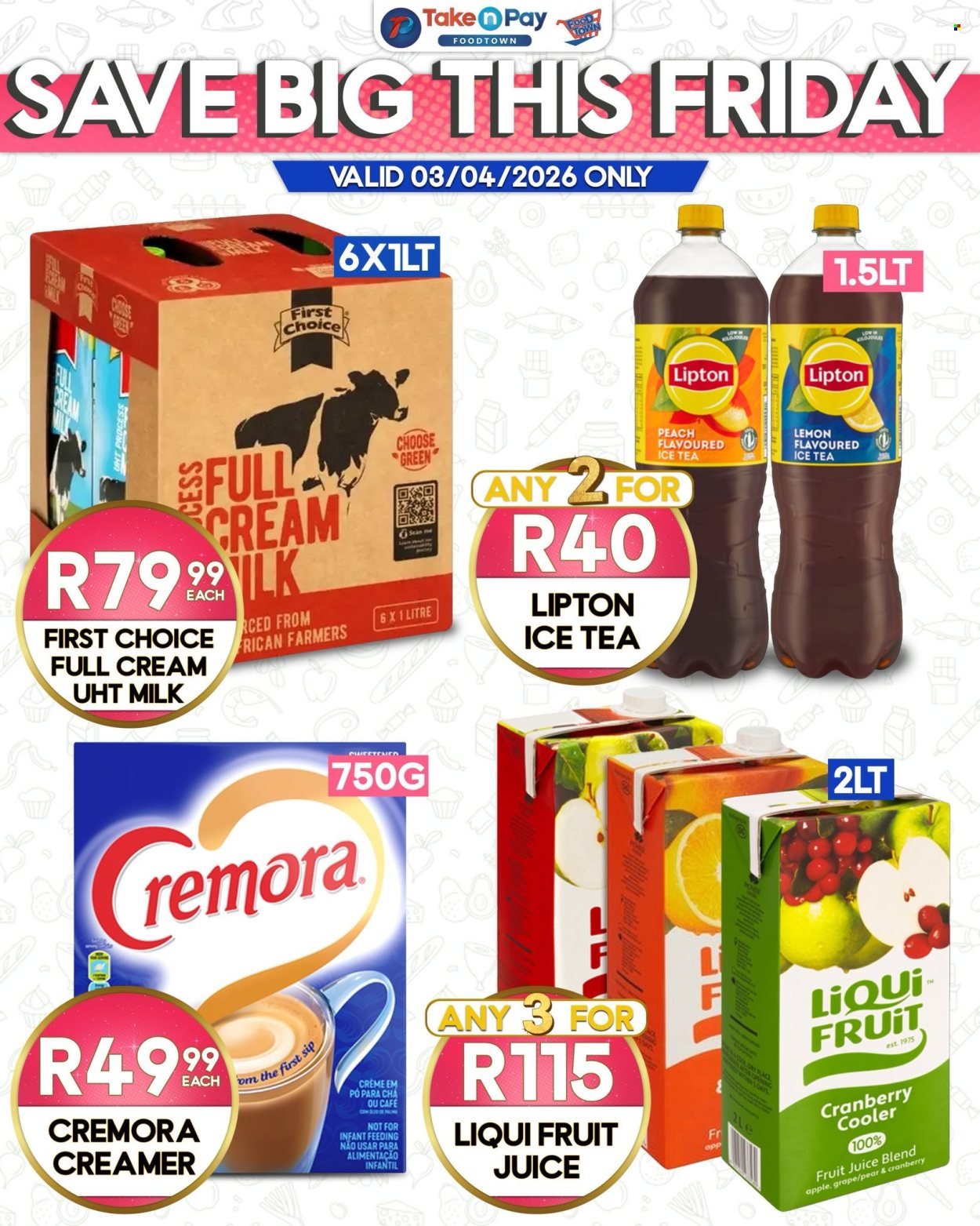 TAKE N PAY specials - From Friday 3 Apr 2026 (2026-04-03 - 2026-04-03) | 2