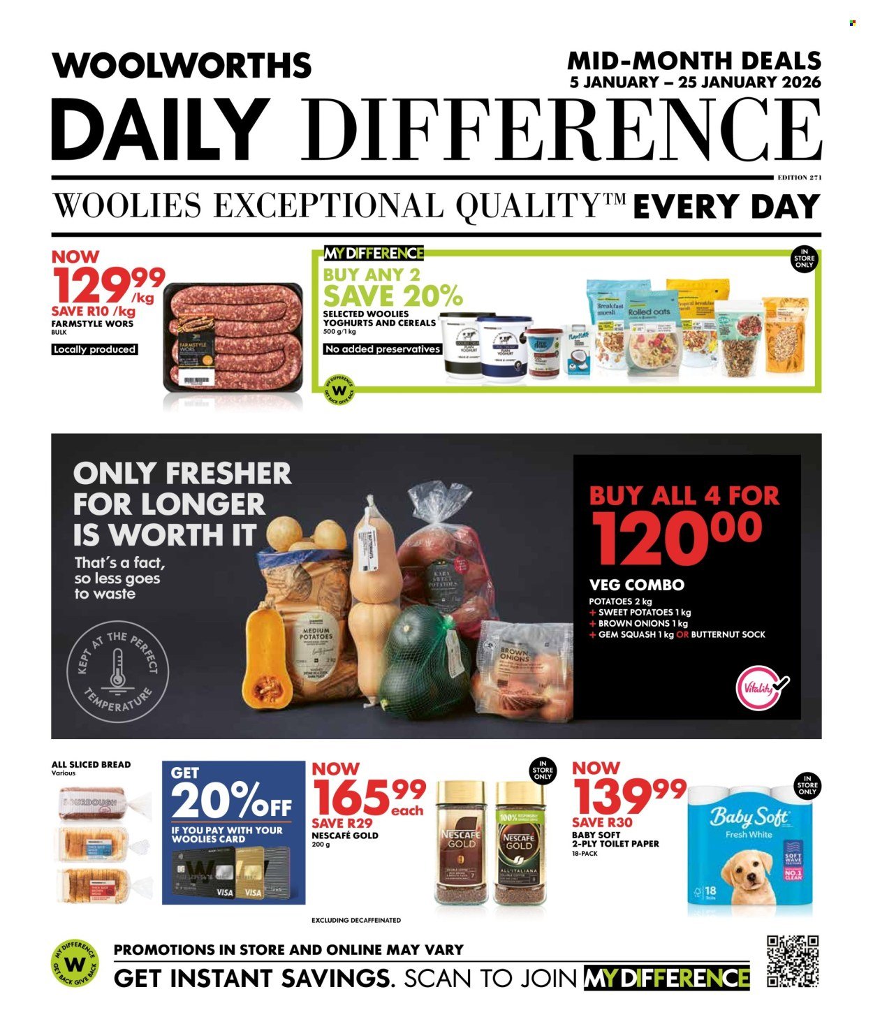 WOOLWORTHS specials - Daily Difference (2026-01-05 - 2026-01-25) | 1