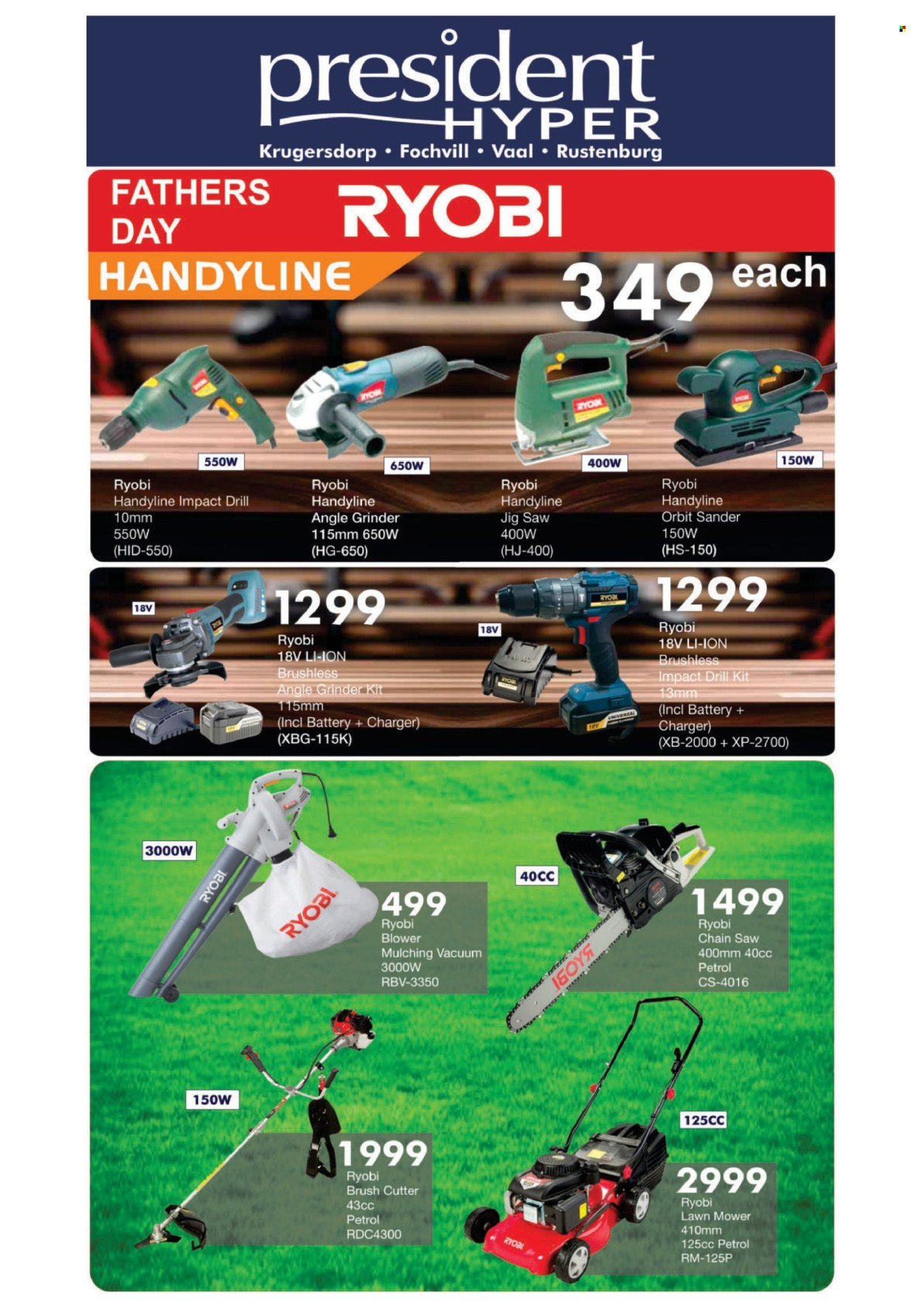 PRESIDENT HYPER specials - Father´s Day Specials