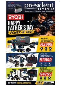 PRESIDENT HYPER specials - Father´s Day Specials