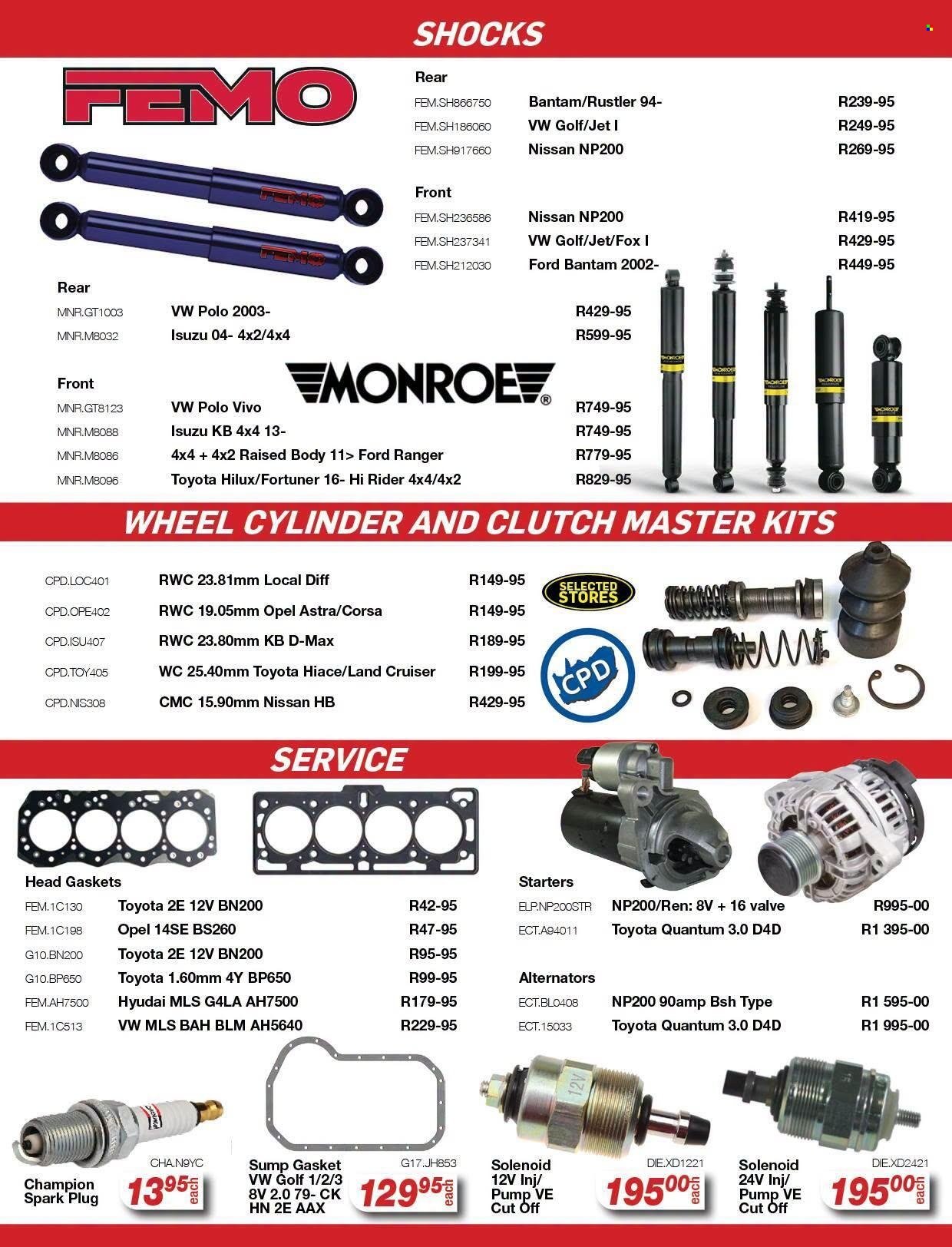 AUTOZONE specials - July National Promotion