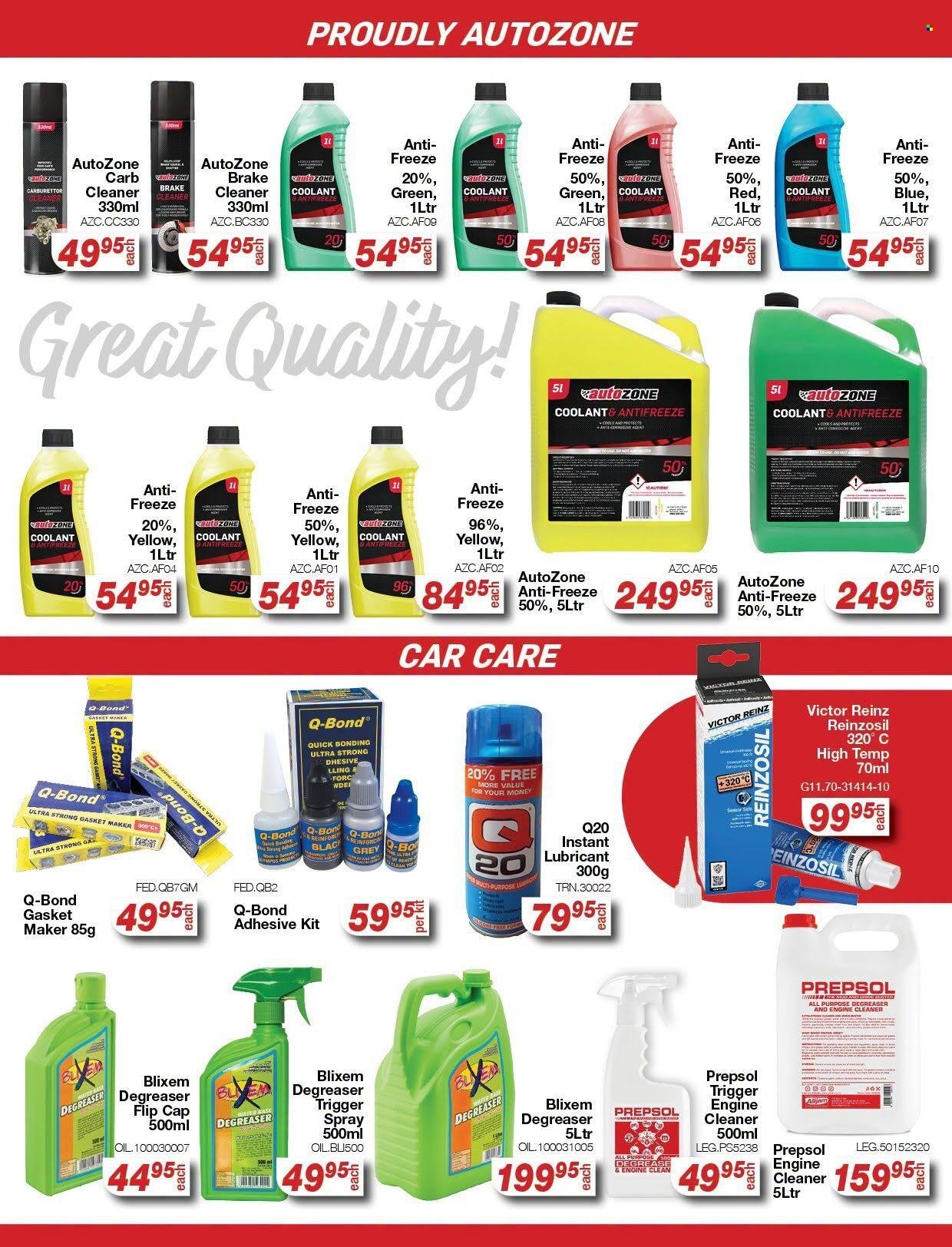 AUTOZONE specials - July National Promotion