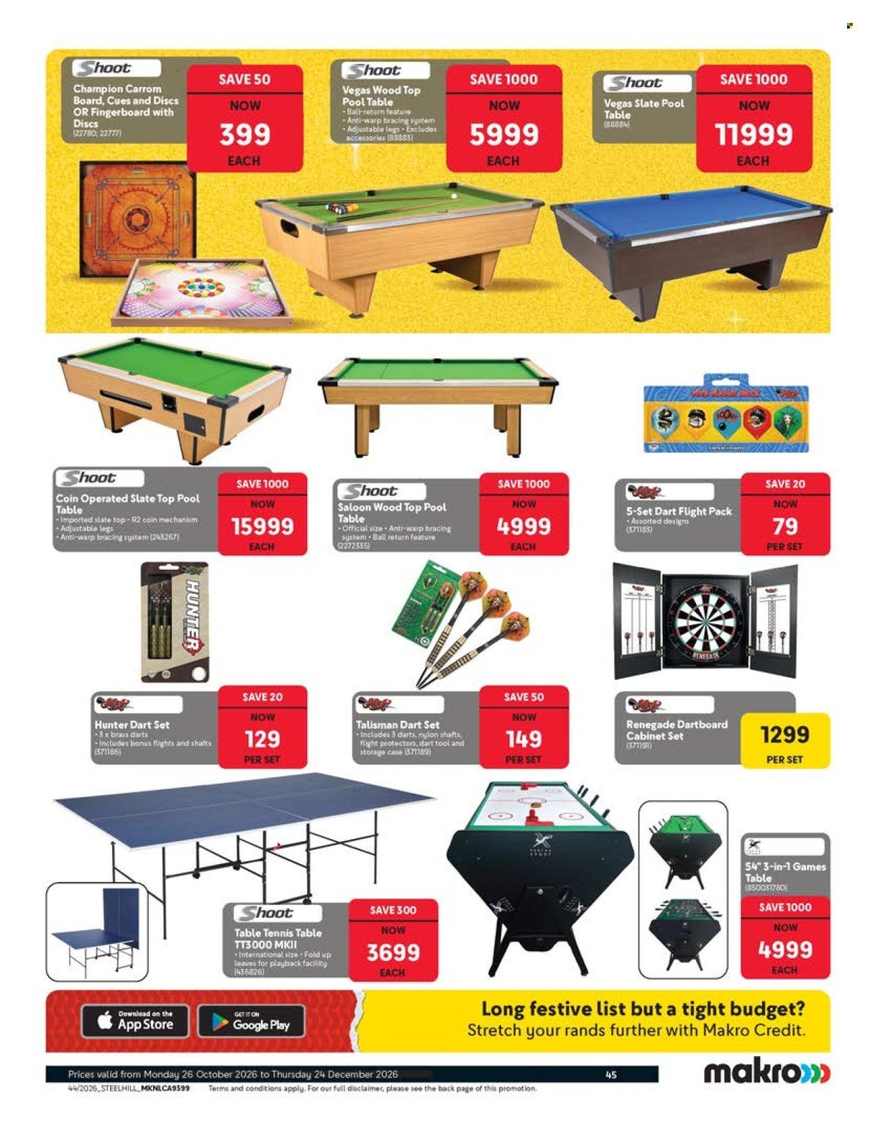 MAKRO specials - From Monday 26 Oct 2026