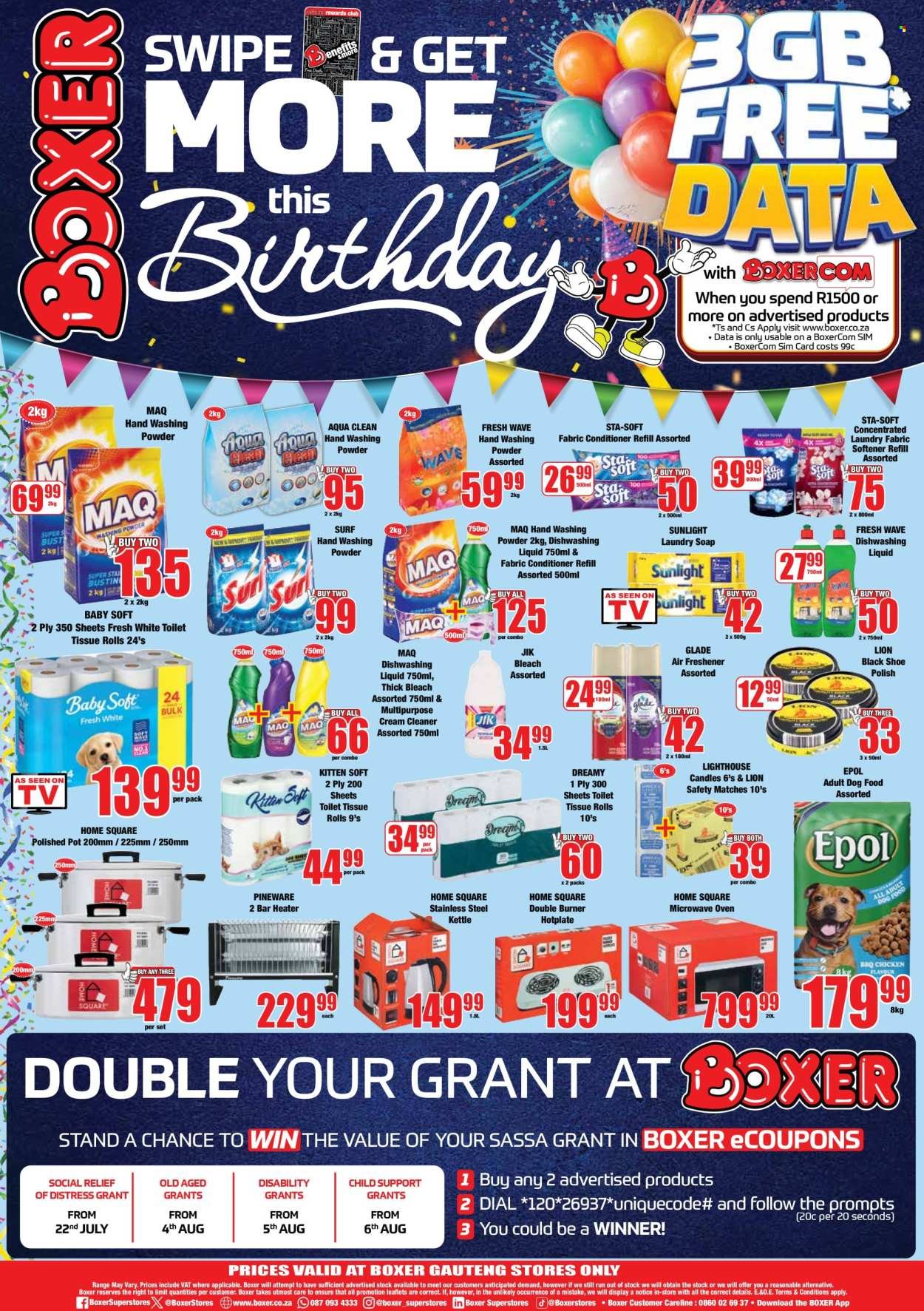 BOXER specials - GP July ME