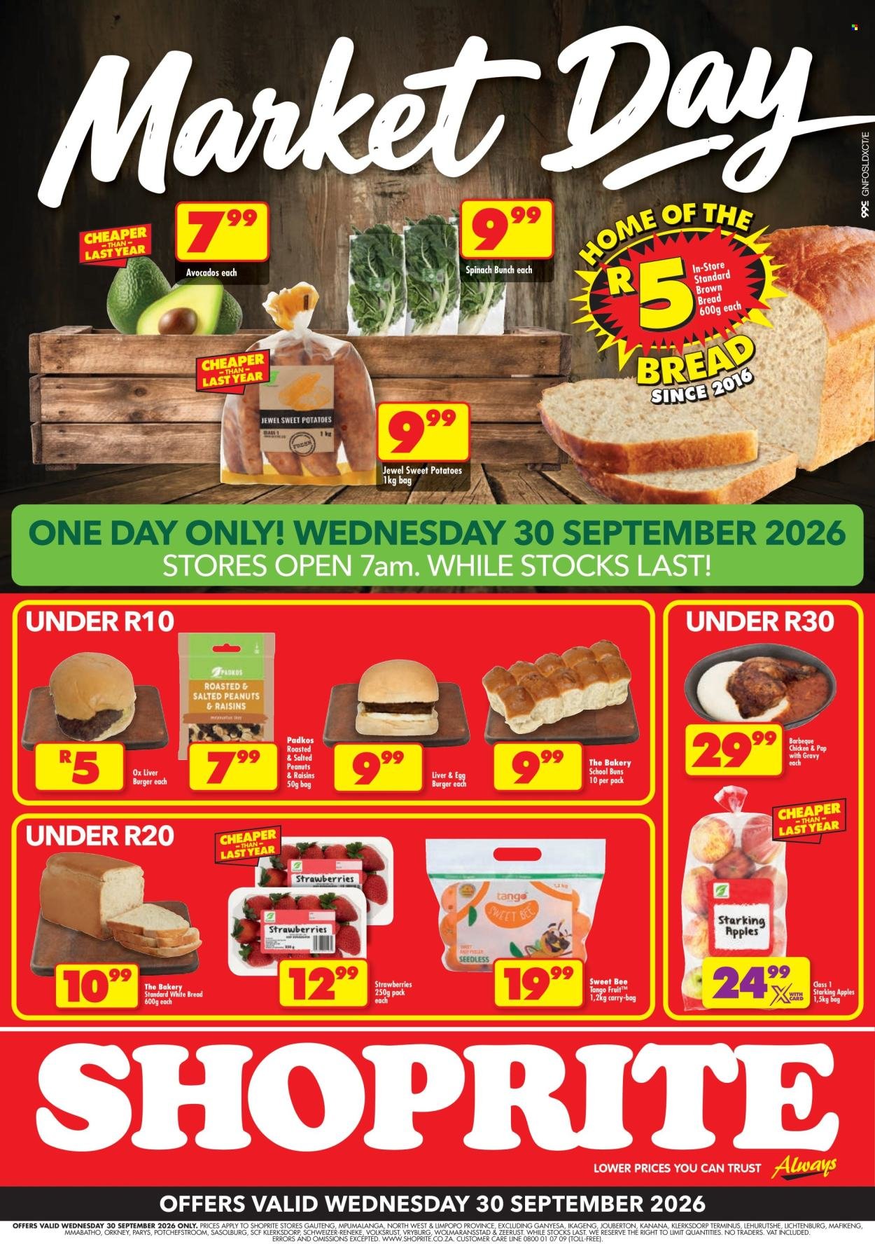 SHOPRITE specials - Market Day Deals