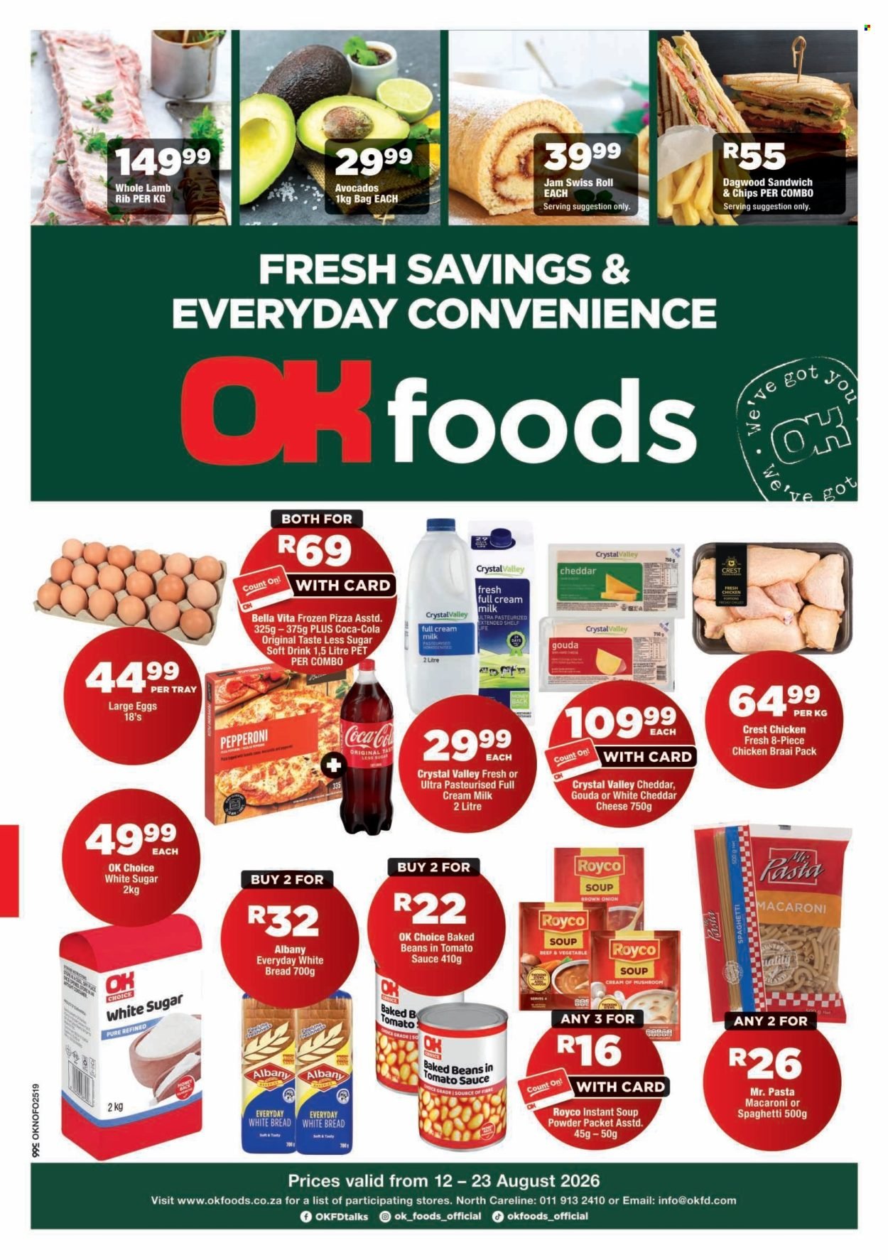 OK FOODS specials - From Wednesday 12 Aug 2026