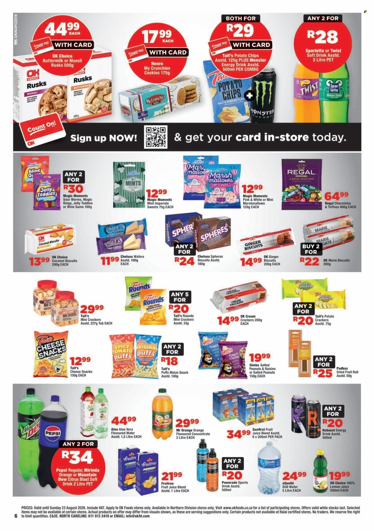 OK FOODS specials - From Wednesday 12 Aug 2026