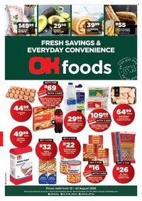 OK FOODS specials - From Wednesday 12 Aug 2026