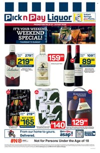 PICK N PAY specials - Liquor Weekend Specials (2026-05-21 - 2026-05-24)