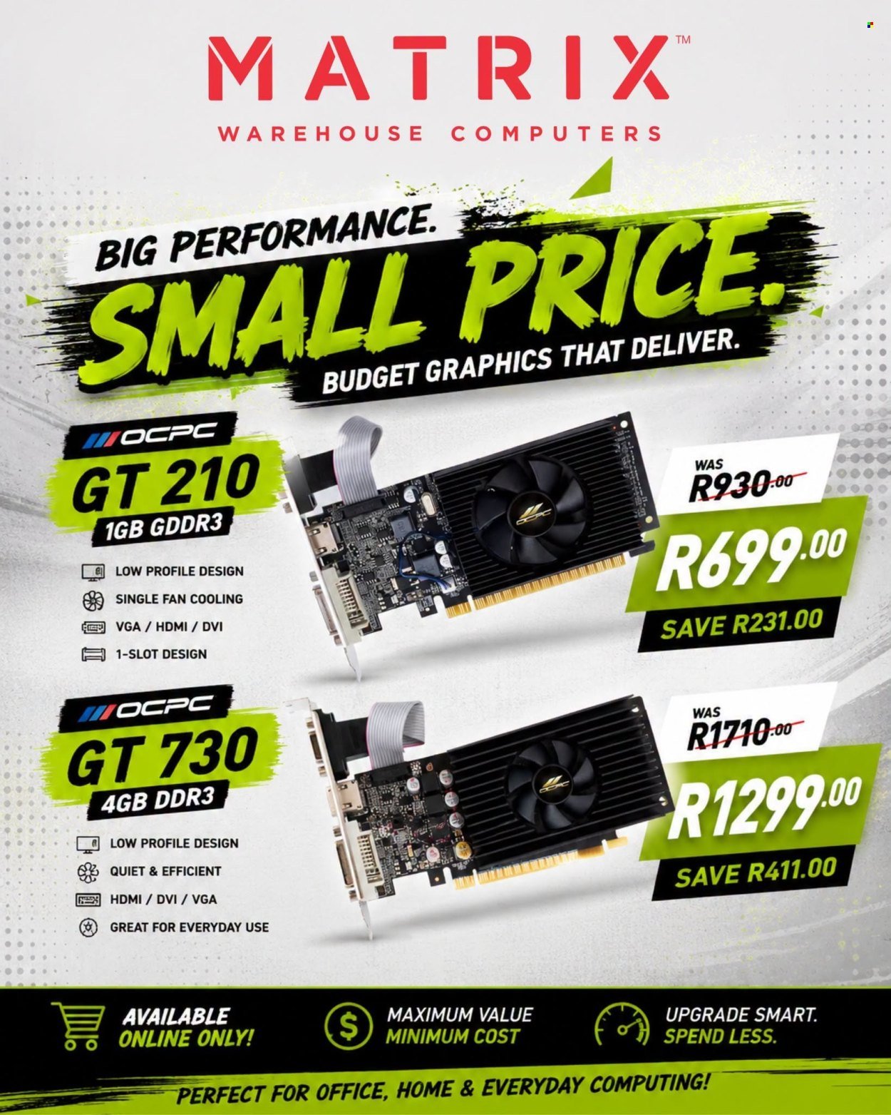 MATRIX WAREHOUSE specials - July 2026