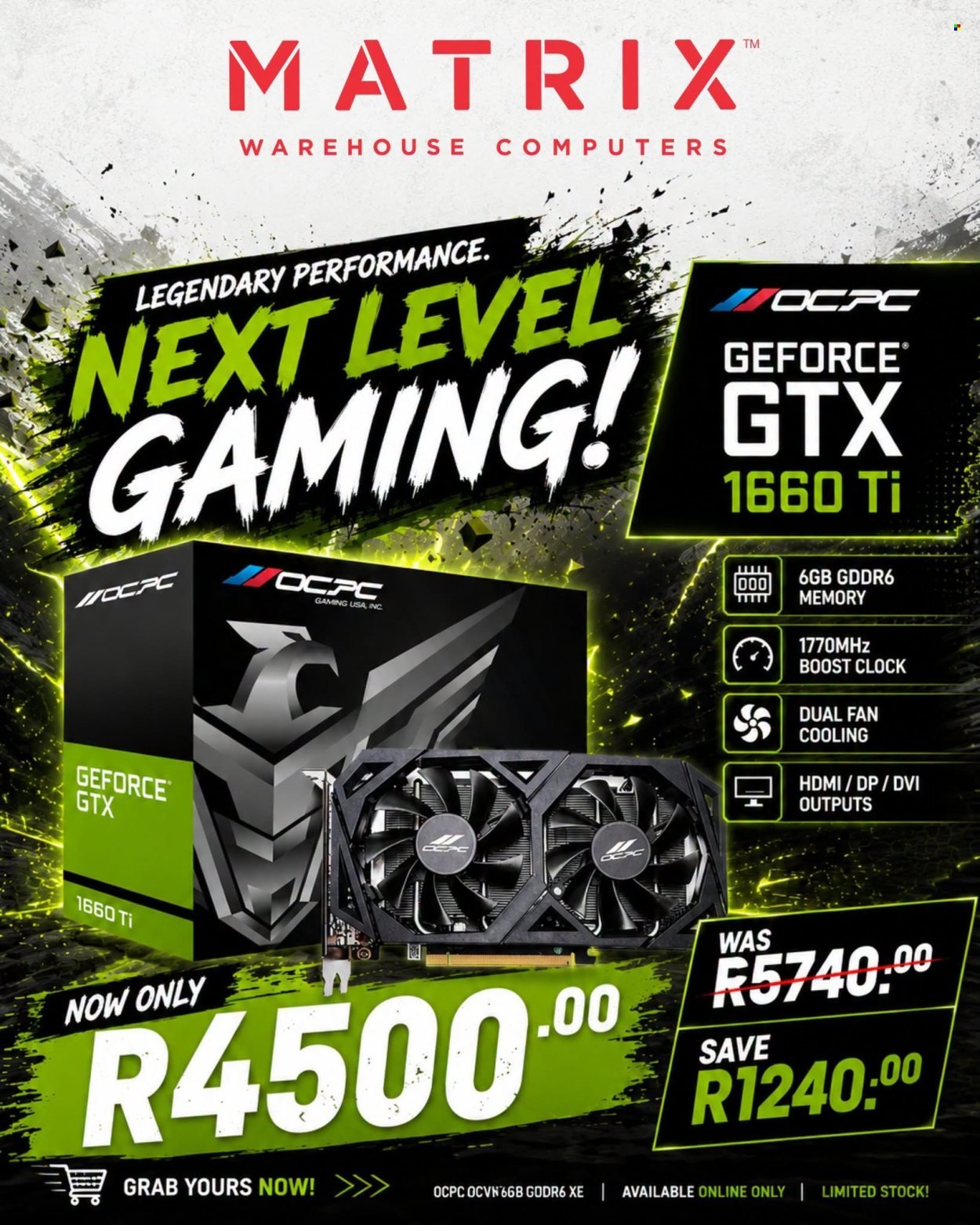 MATRIX WAREHOUSE specials - July 2026