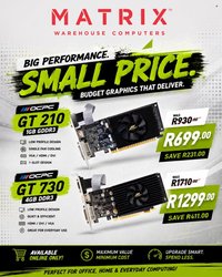 MATRIX WAREHOUSE specials - July 2026