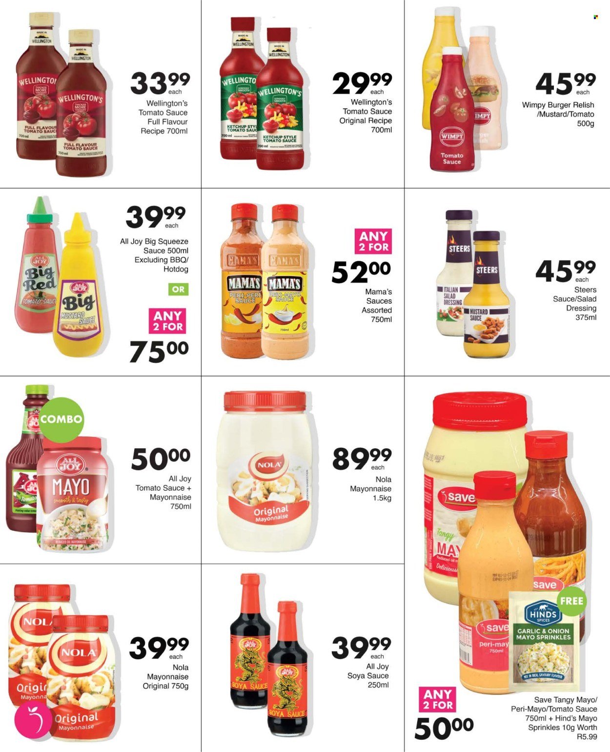 SAVE specials - From Tuesday 15 Sept 2026