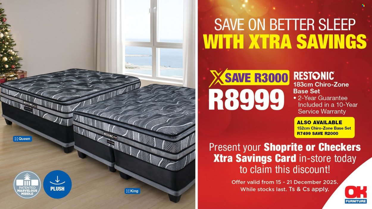 OK FURNITURE specials - From Monday 15 Dec 2025 (2025-12-15 - 2025-12-21) | 1