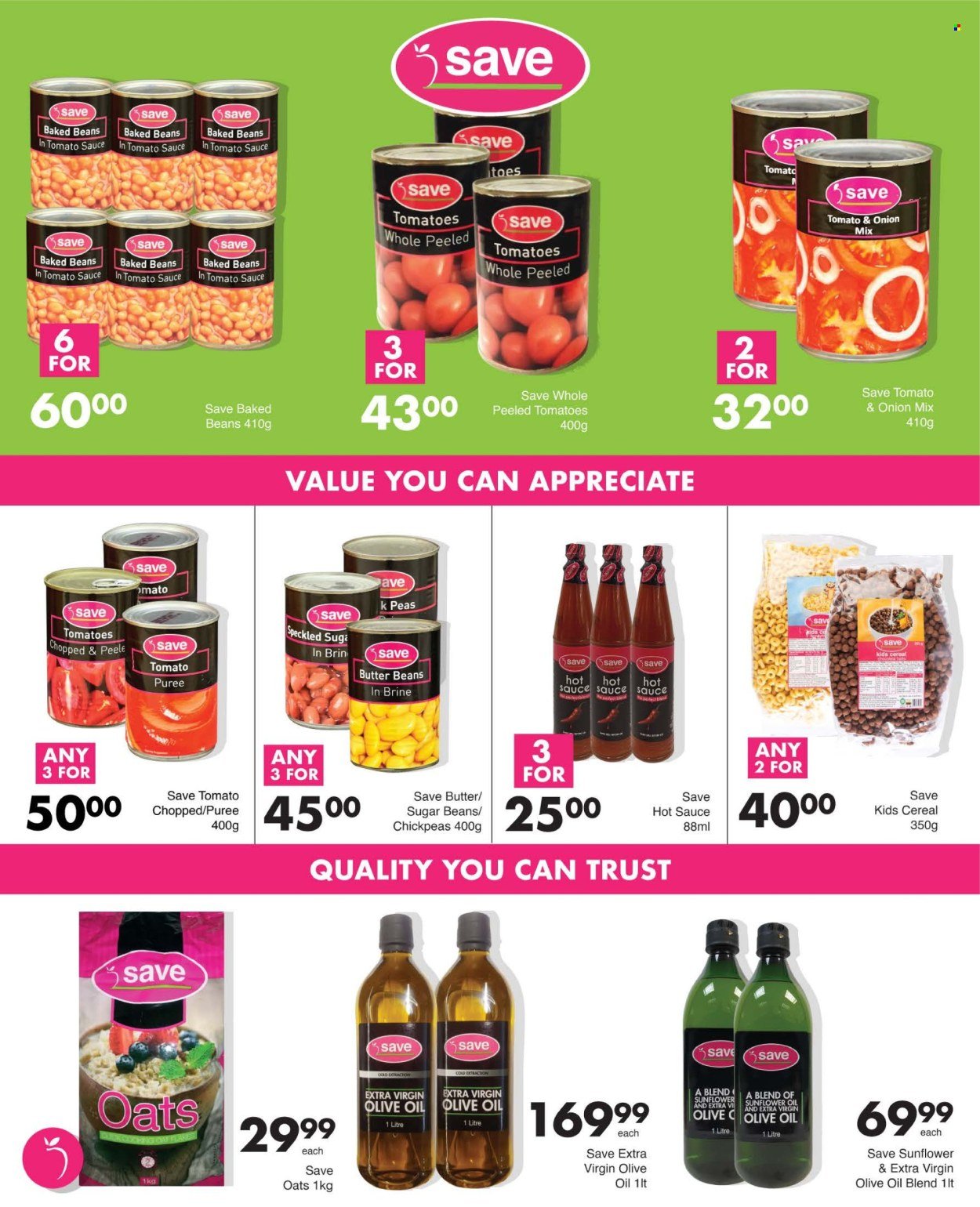 SAVE specials - From Thursday 15 Oct 2026