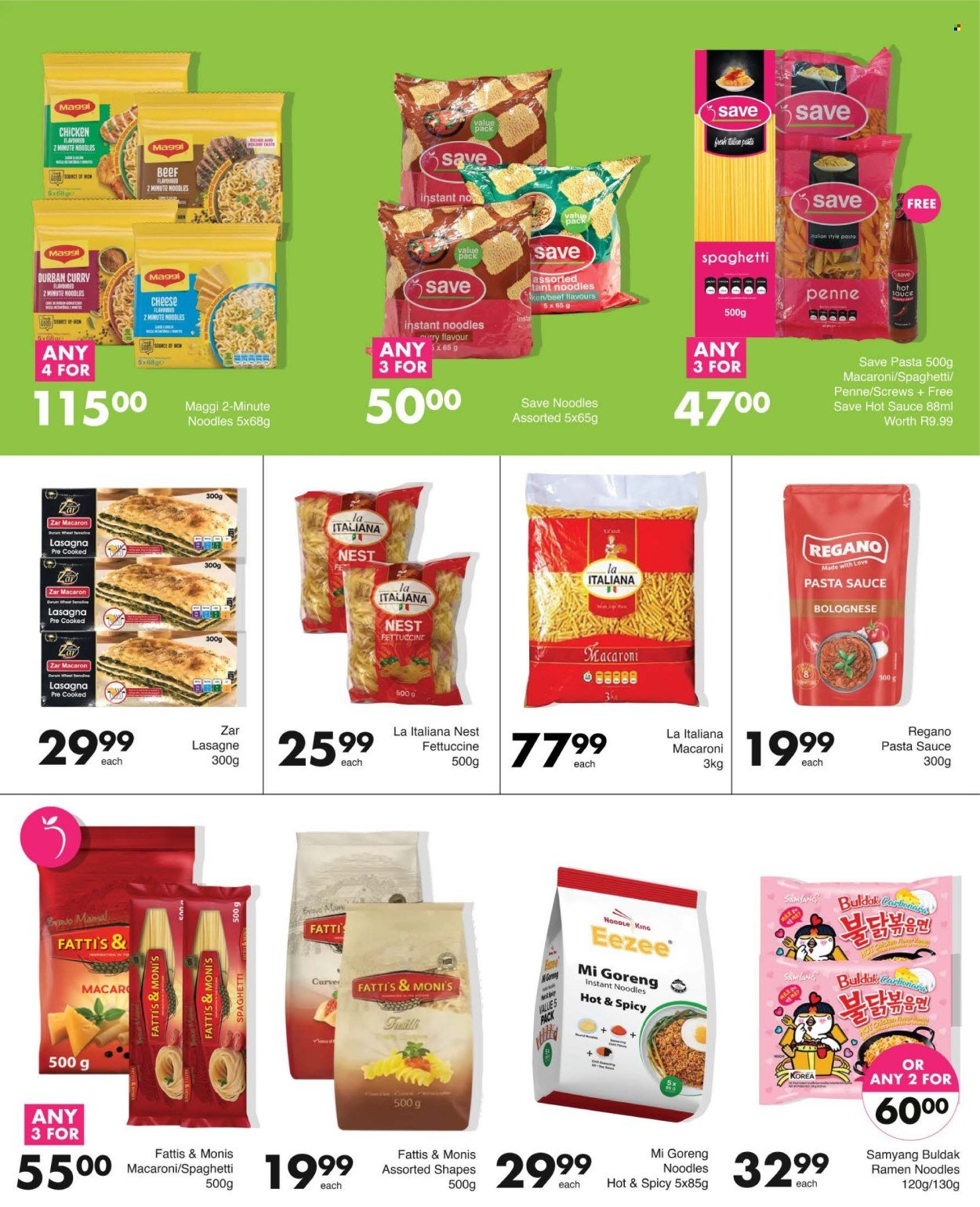 SAVE specials - From Thursday 15 Oct 2026