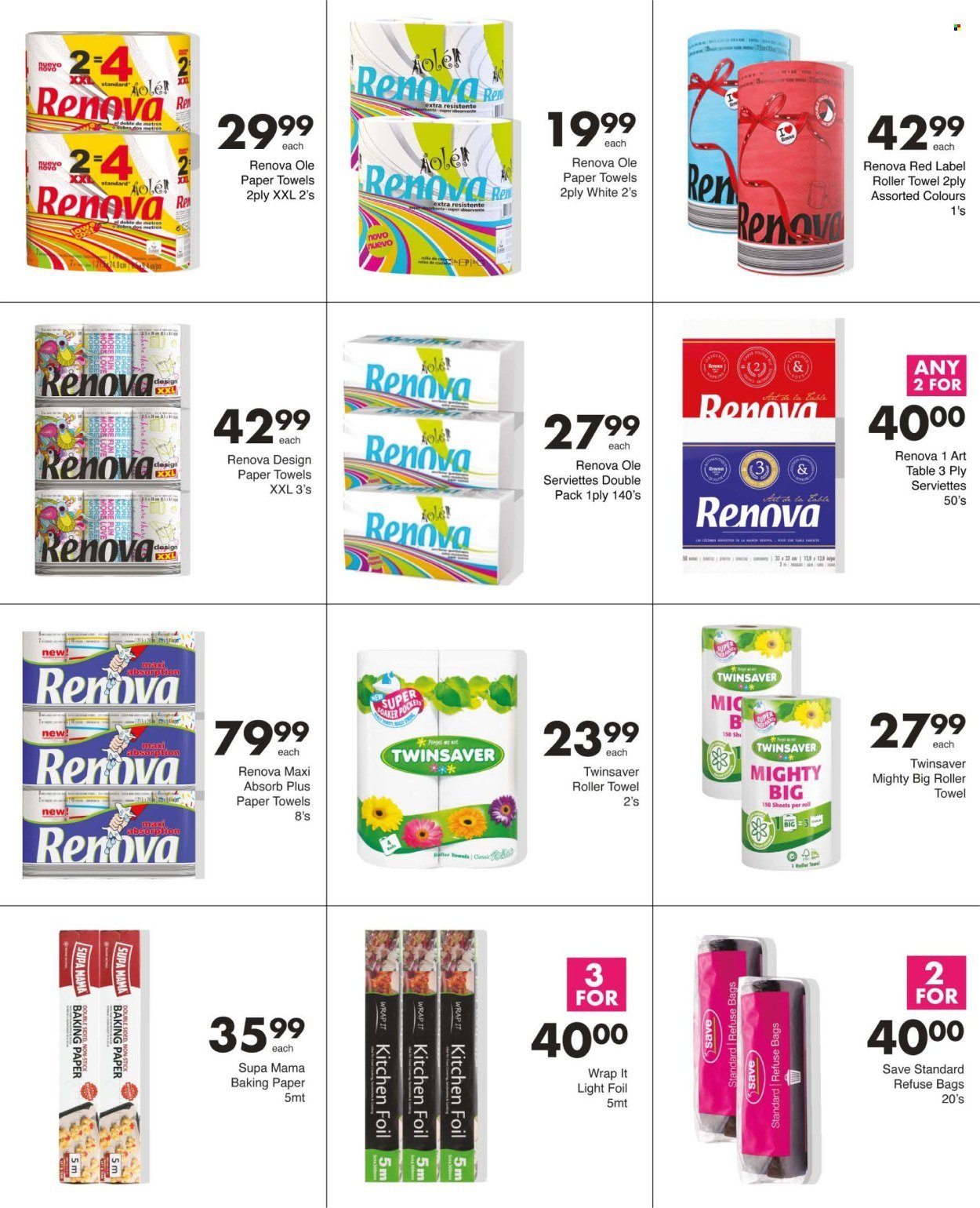 SAVE specials - From Thursday 15 Oct 2026