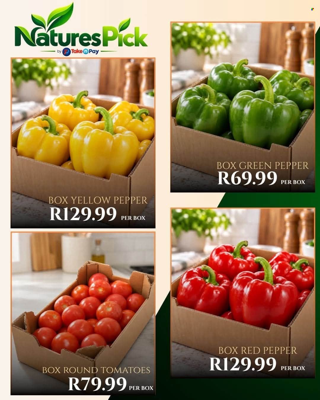 TAKE N PAY specials - From Sunday 25 Oct 2026
