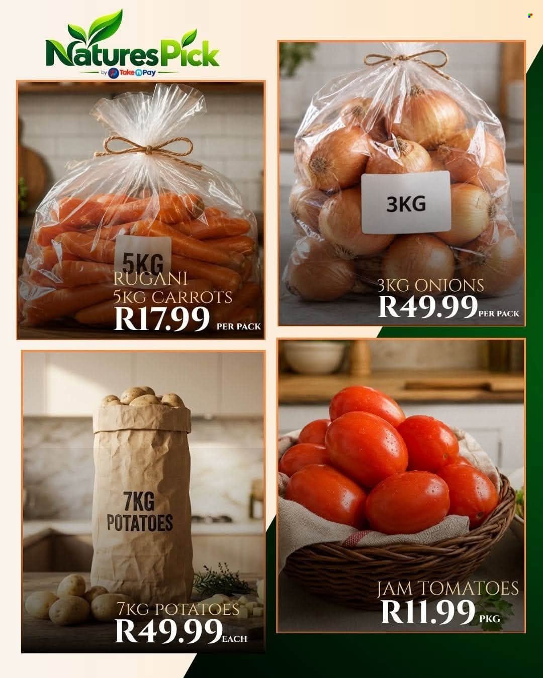 TAKE N PAY specials - From Sunday 25 Oct 2026