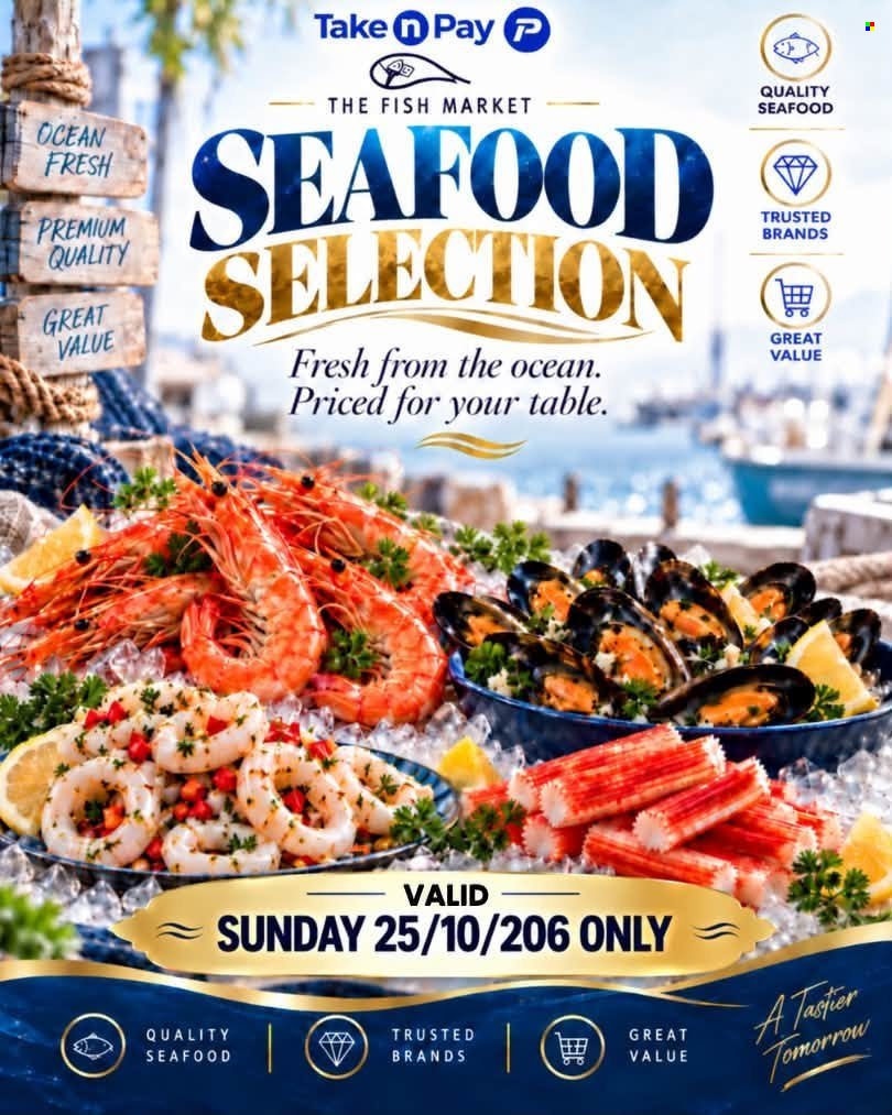 TAKE N PAY specials - From Sunday 25 Oct 2026