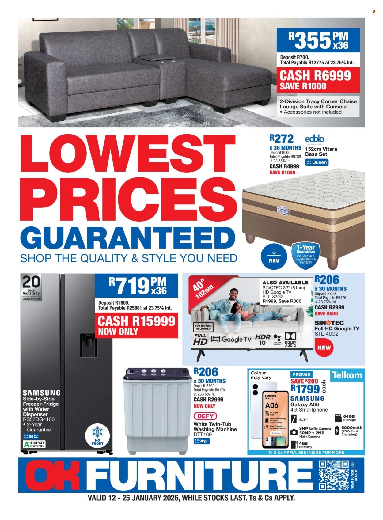 OK FURNITURE specials - From Monday 12 Jan 2026 (2026-01-12 - 2026-01-25) | 1