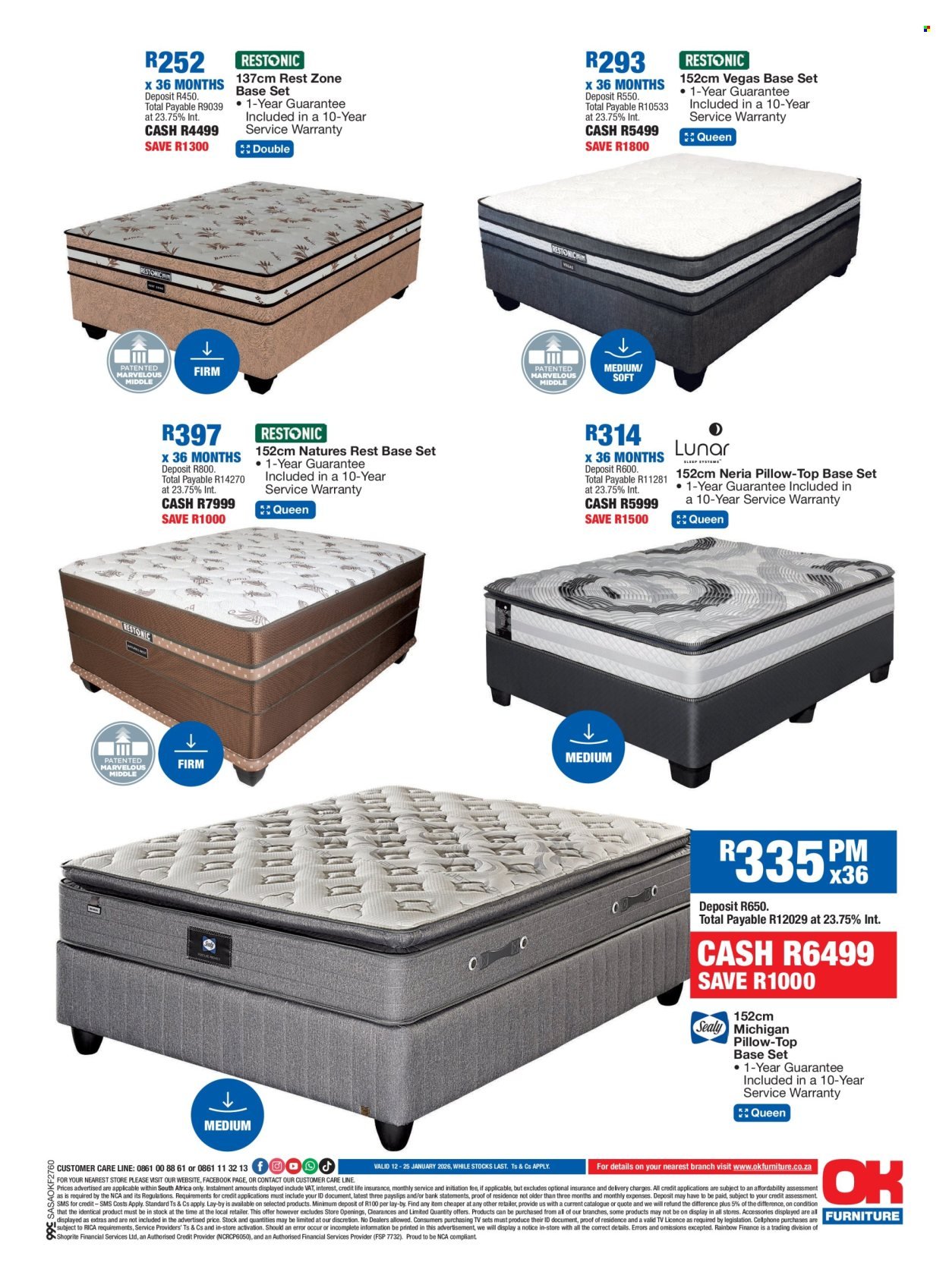 OK FURNITURE specials - From Monday 12 Jan 2026 (2026-01-12 - 2026-01-25) | 8