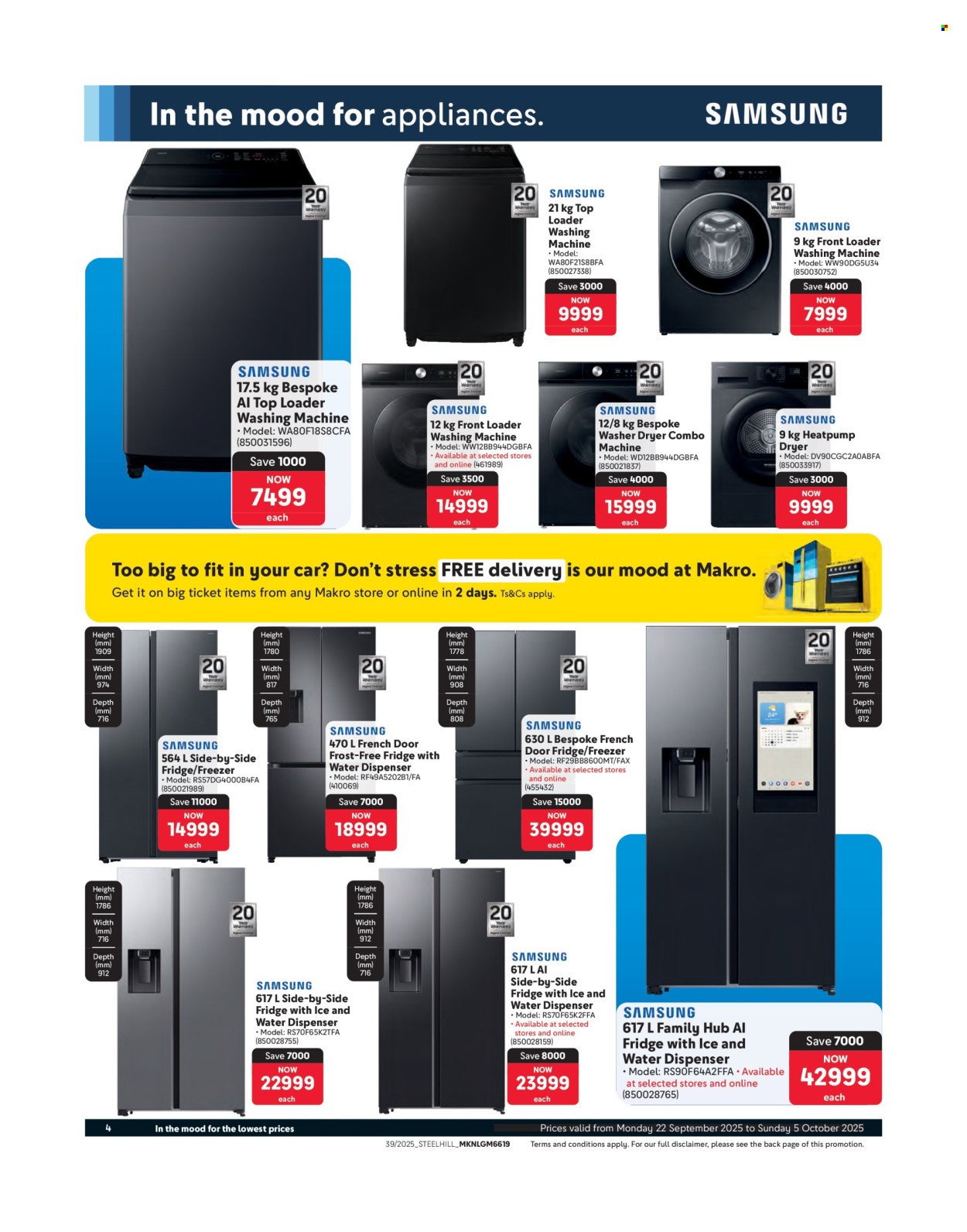 MAKRO specials - From Monday 22 Sept 2025 (2025-09-22 - 2025-10-05) | 4