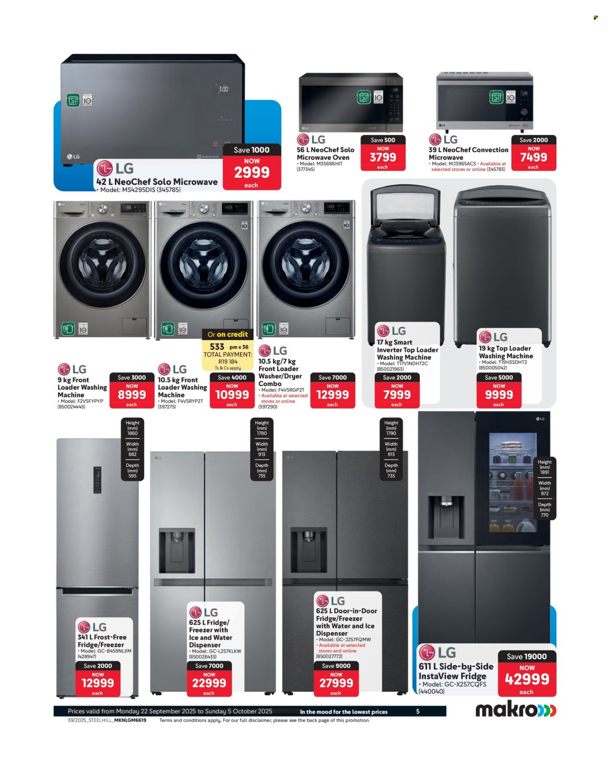 MAKRO specials - From Monday 22 Sept 2025 (2025-09-22 - 2025-10-05) | 5