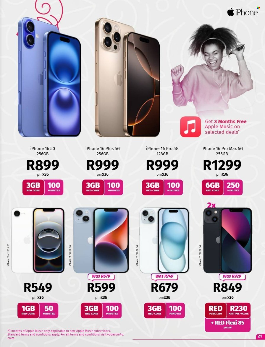 VODACOM specials - From Tuesday 9 Sept 2025 (2025-09-09 - 2025-10-06) | 21