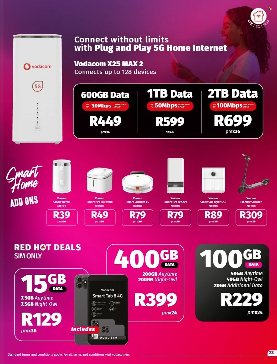 VODACOM specials - From Tuesday 9 Sept 2025 (2025-09-09 - 2025-10-06) | 23