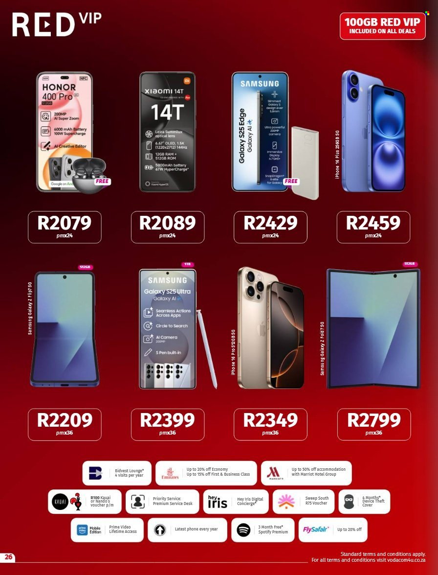 VODACOM specials - From Tuesday 9 Sept 2025 (2025-09-09 - 2025-10-06) | 26