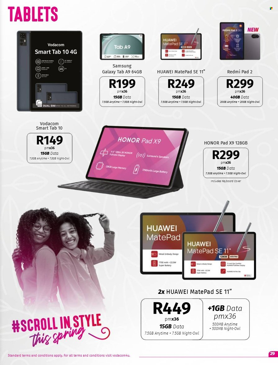 VODACOM specials - From Tuesday 9 Sept 2025 (2025-09-09 - 2025-10-06) | 29
